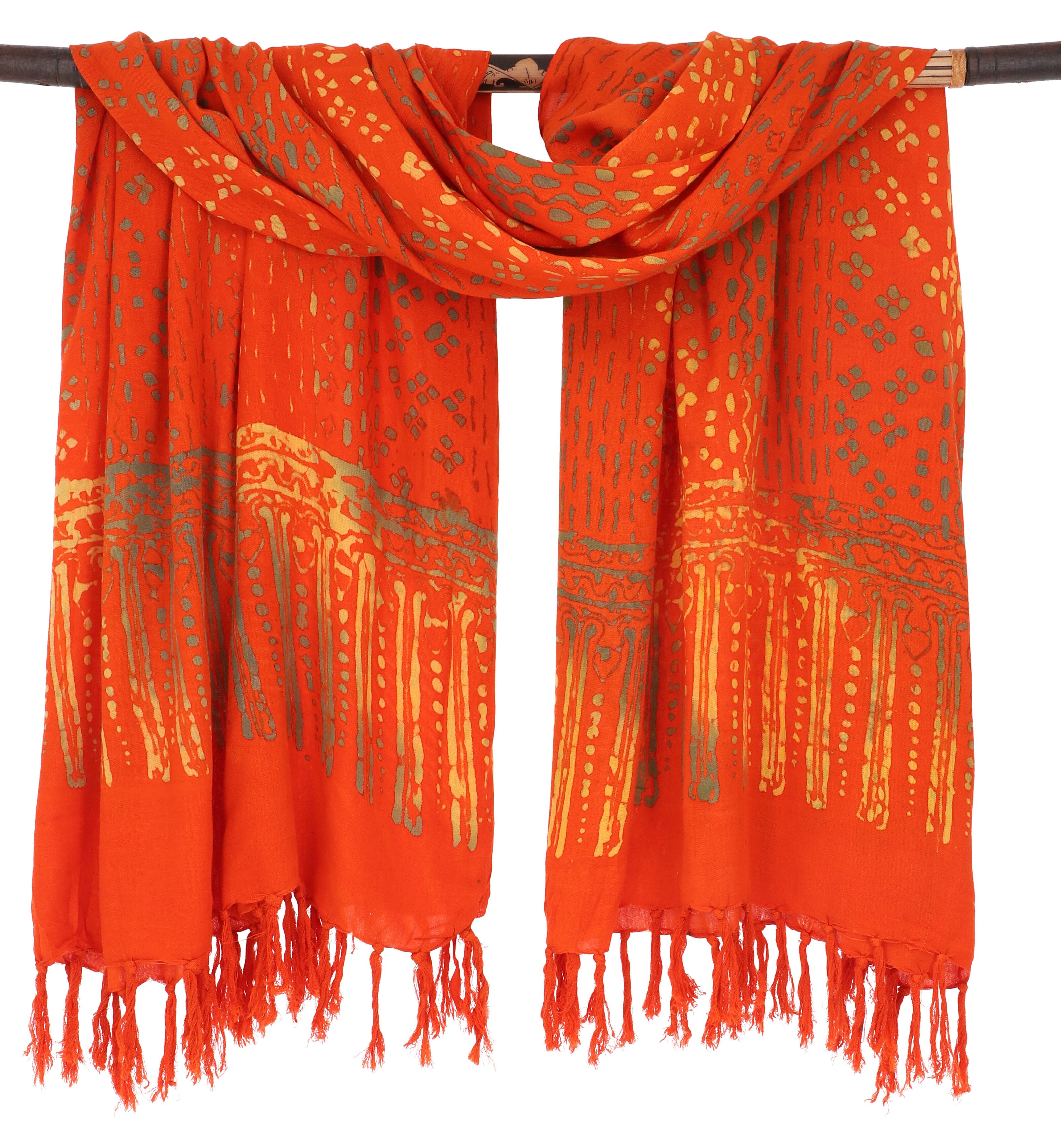 Guru-Shop Sarong Bali Sarong, Wandtuch, Wickelrock, Sarongkleid..