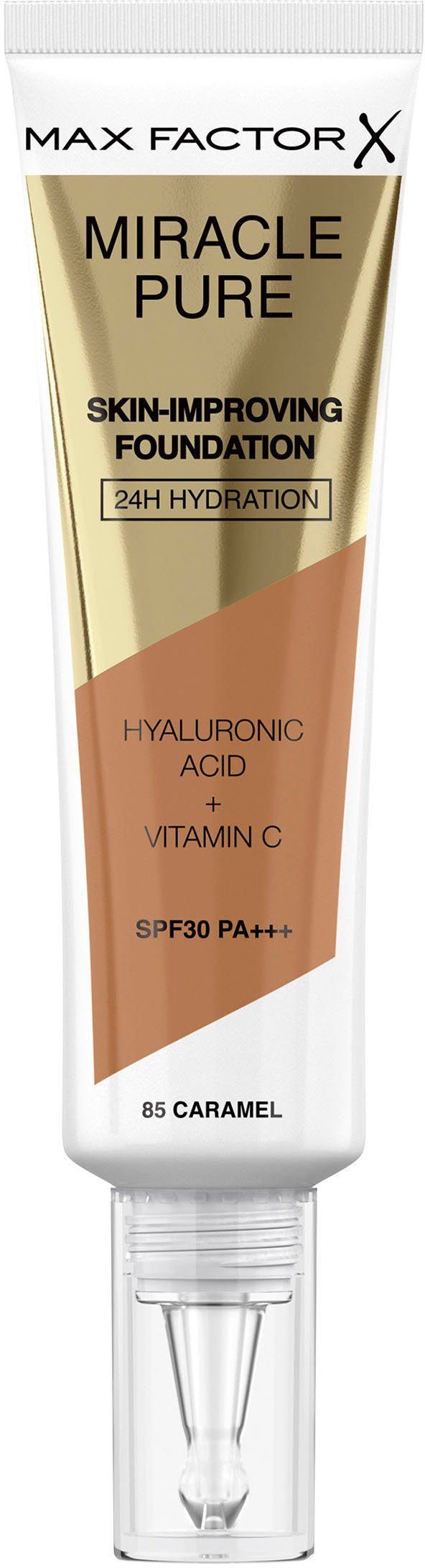 Auktionsinformationen wie z MAX FACTOR Foundation Miracle Pure Fb. Caramel 85