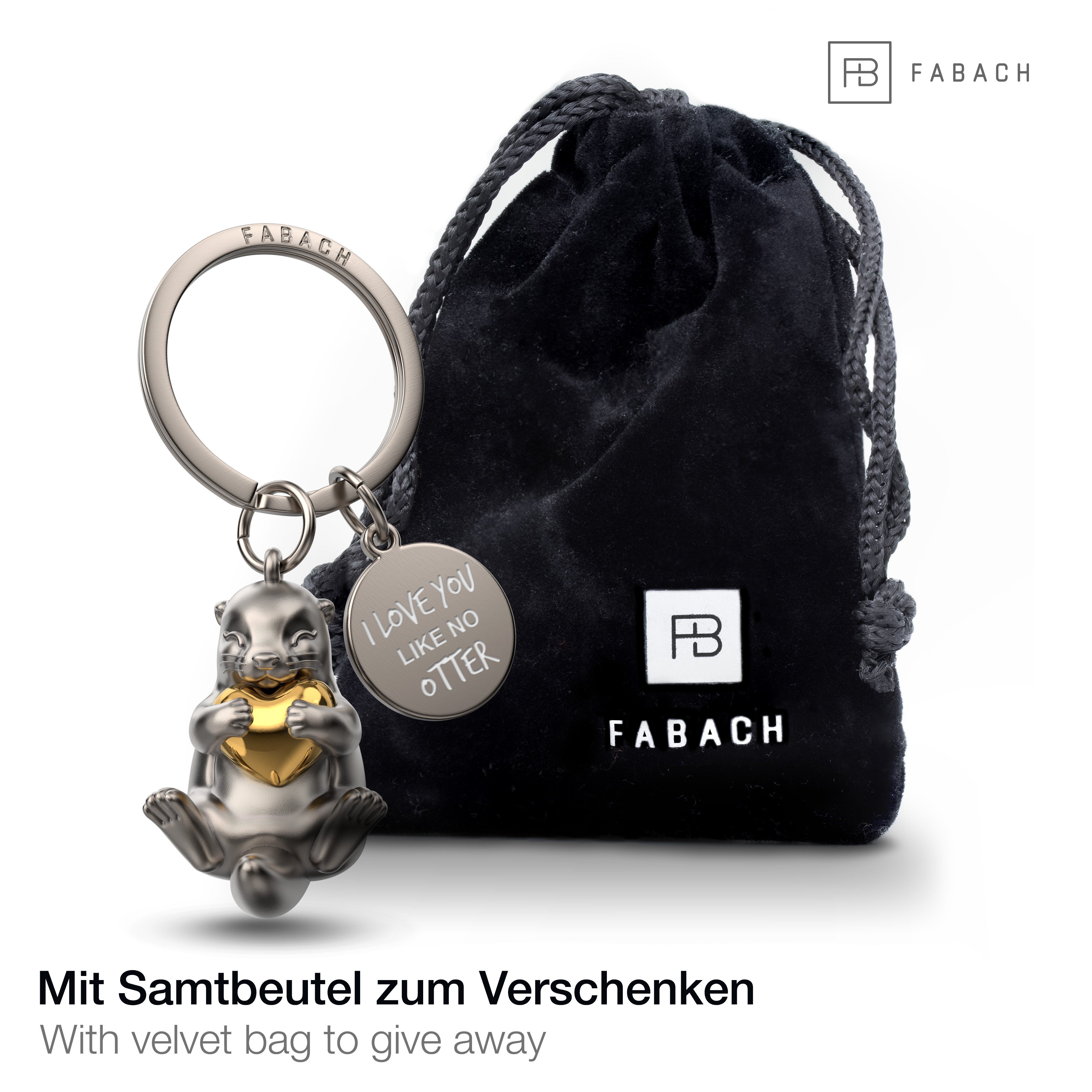 FABACH Schlüsselanhänger Otter Schlüsselanhänger "Otty" mit Gravur "I love günstig online kaufen
