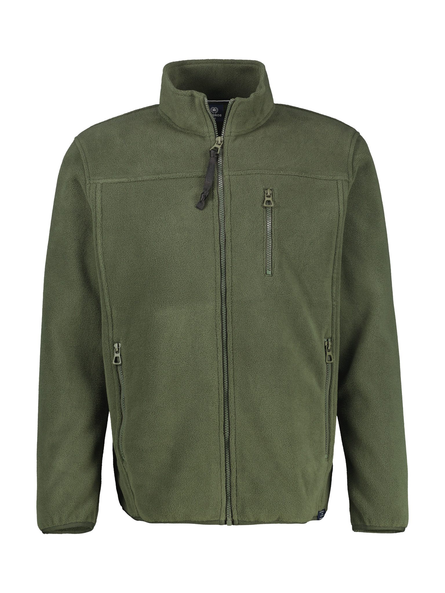 LERROS Sweatjacke Polarfleece-Jacke mit Reißverschluss