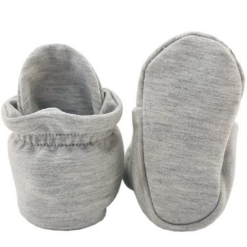 JOLLAA Baby Bootie Krabbelschuh Krabbelschuhe, 3 Größen, federleicht, superweich, Baumwolle, Made in Europe