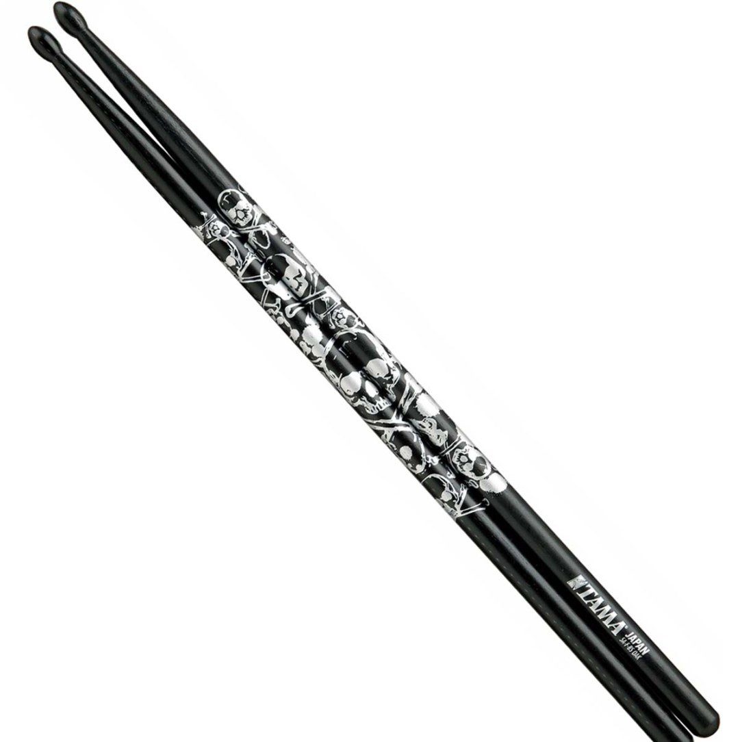 Drumsticks Tama Schlagzeugstöcke 7A-S-BS Totenkopf Design