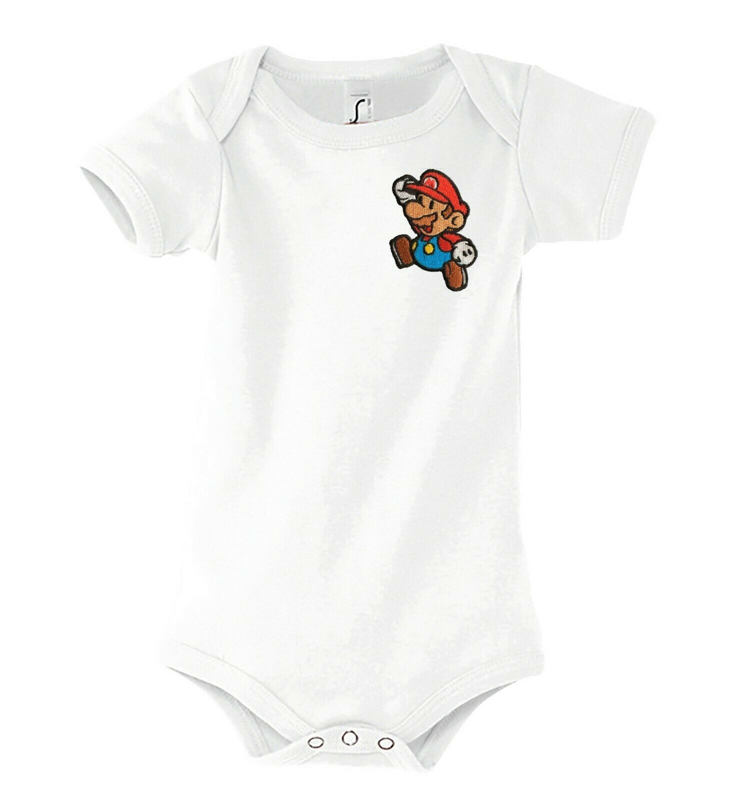 Strampler Mario Luigi Super Wario Yoshi Peach Patch Baby Body Baumwolle