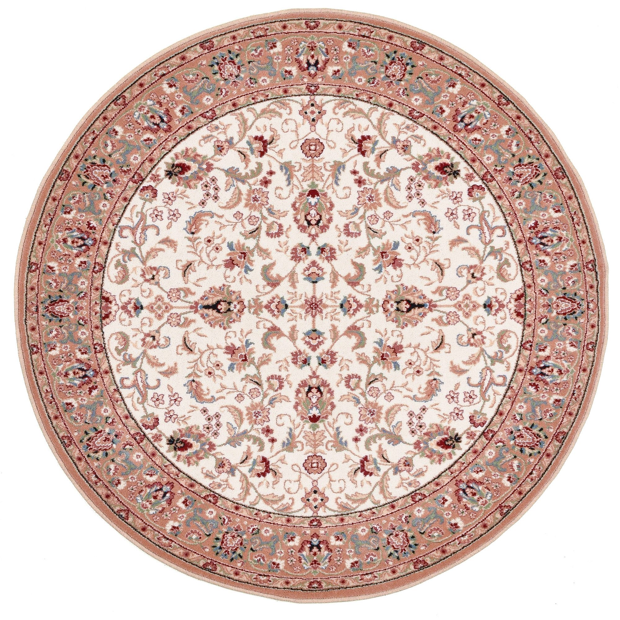 THEKO Wollteppich Dolna - 808, rund, Höhe: 10 mm, Kurzflor, reine Wolle, Orient-Optik, auch in rund, Wohnzimmer. Reduzierter Preis € 267,60. Unverbindliche Preisempfehlung € 279,00