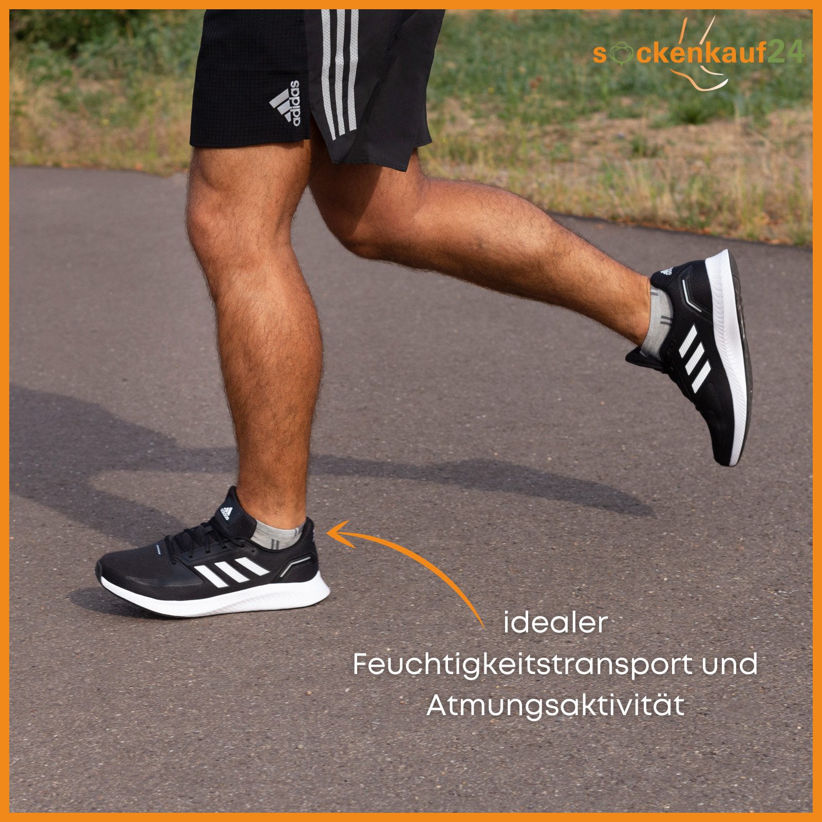 sockenkauf24 Sneakersocken 8, 12 oder 20 Paar Sneaker Socken SPORT (8-Paar) Socken Damen & Herren Sportsocken - WP