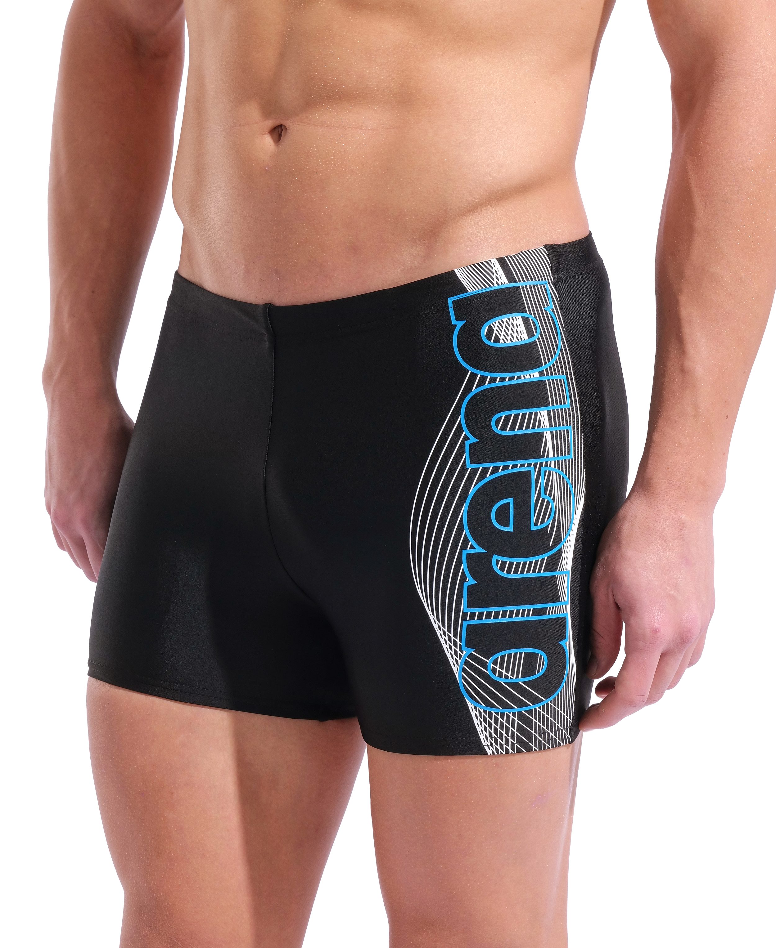 Arena Badeshorts MEN'S ARENA BASIC SWIM SHORT extrem dehnbares Stretchmaterial, chlor- und salzwasserbeständig
