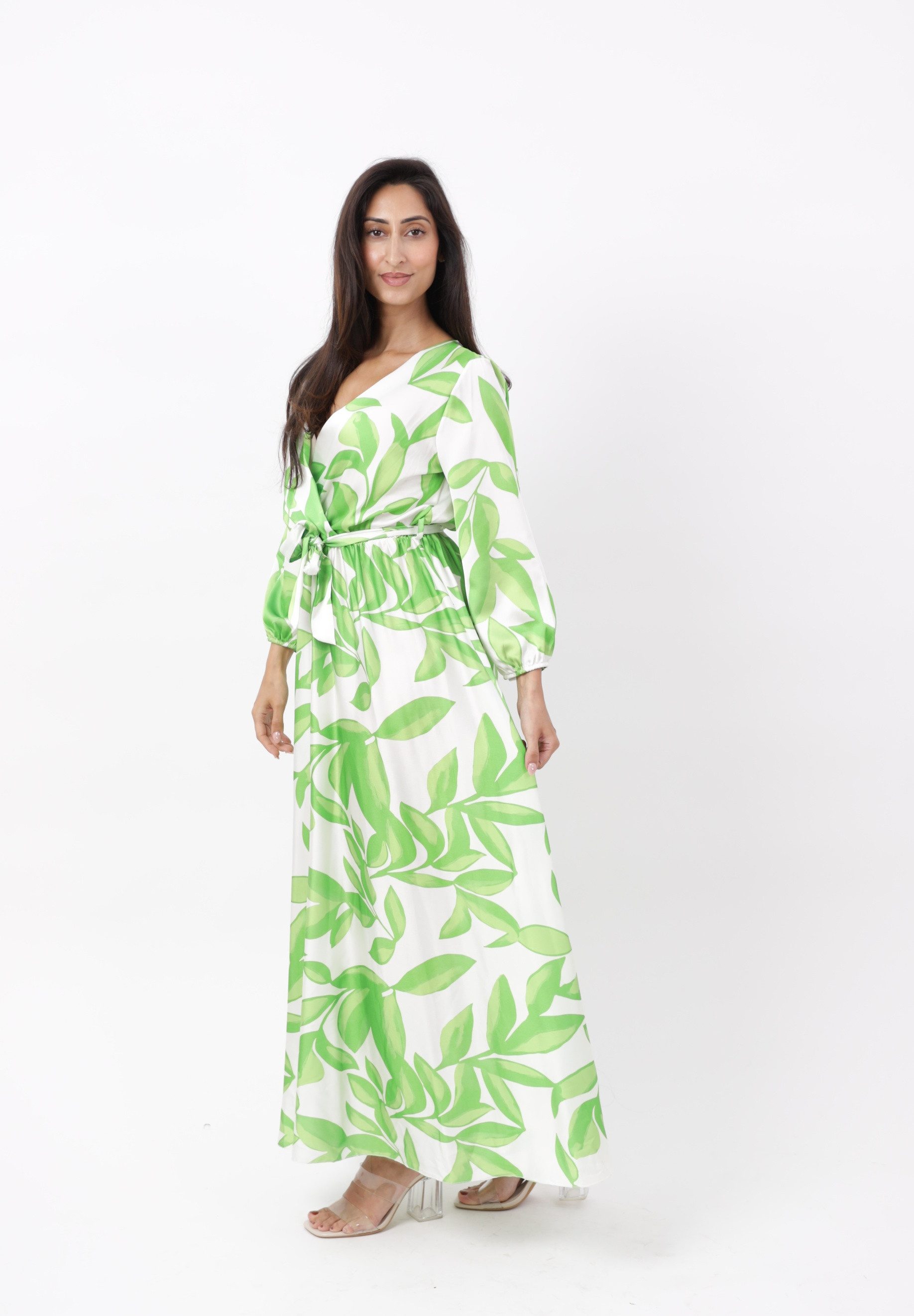 Elara Maxikleid Midikleid (1-tlg) Bindegürtel