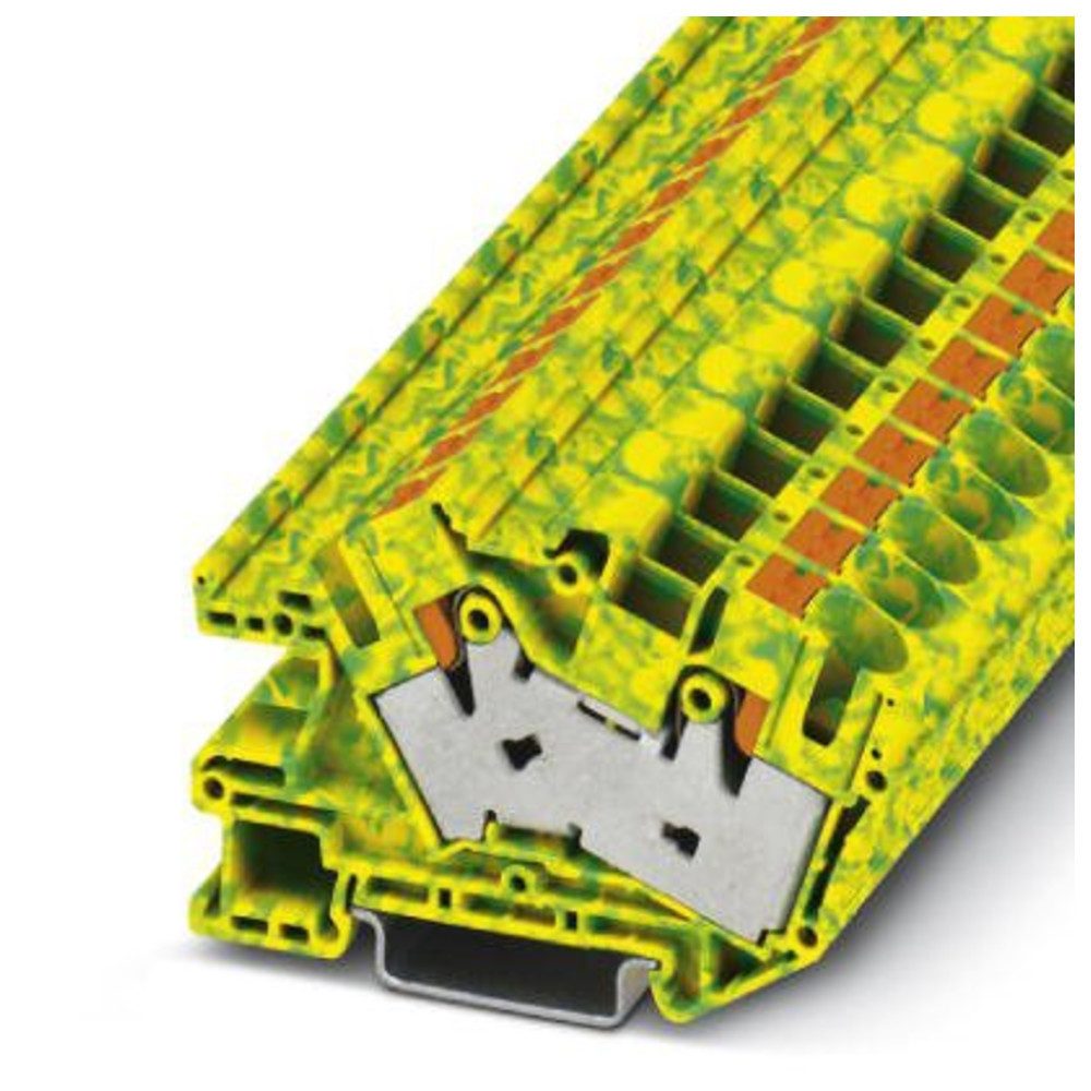 Phoenix Contact Затискачі Installationsklemme PTI 16/S-PE, 0,5-16 mm², grün-gelb