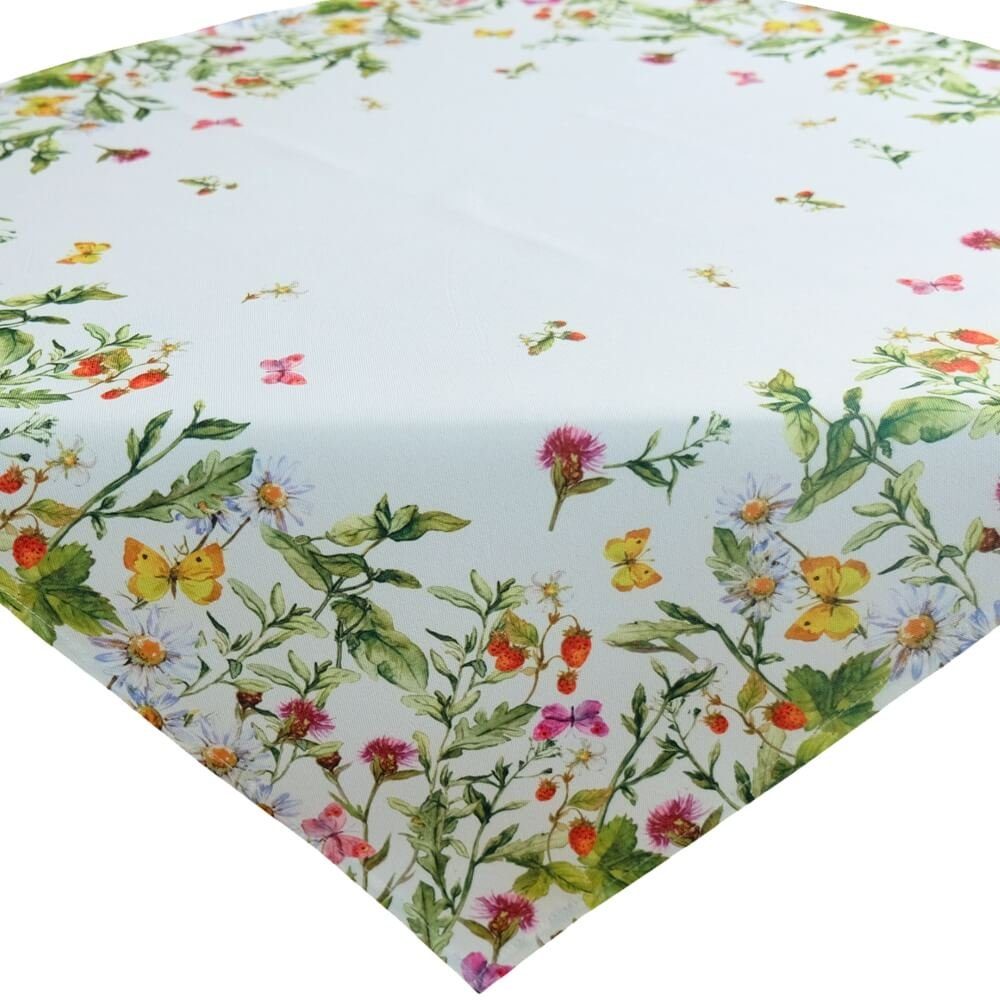 matches21 HOME & HOBBY Tischdecke Tischdecke KIARA Blumendesign Mitteldecke günstig online kaufen