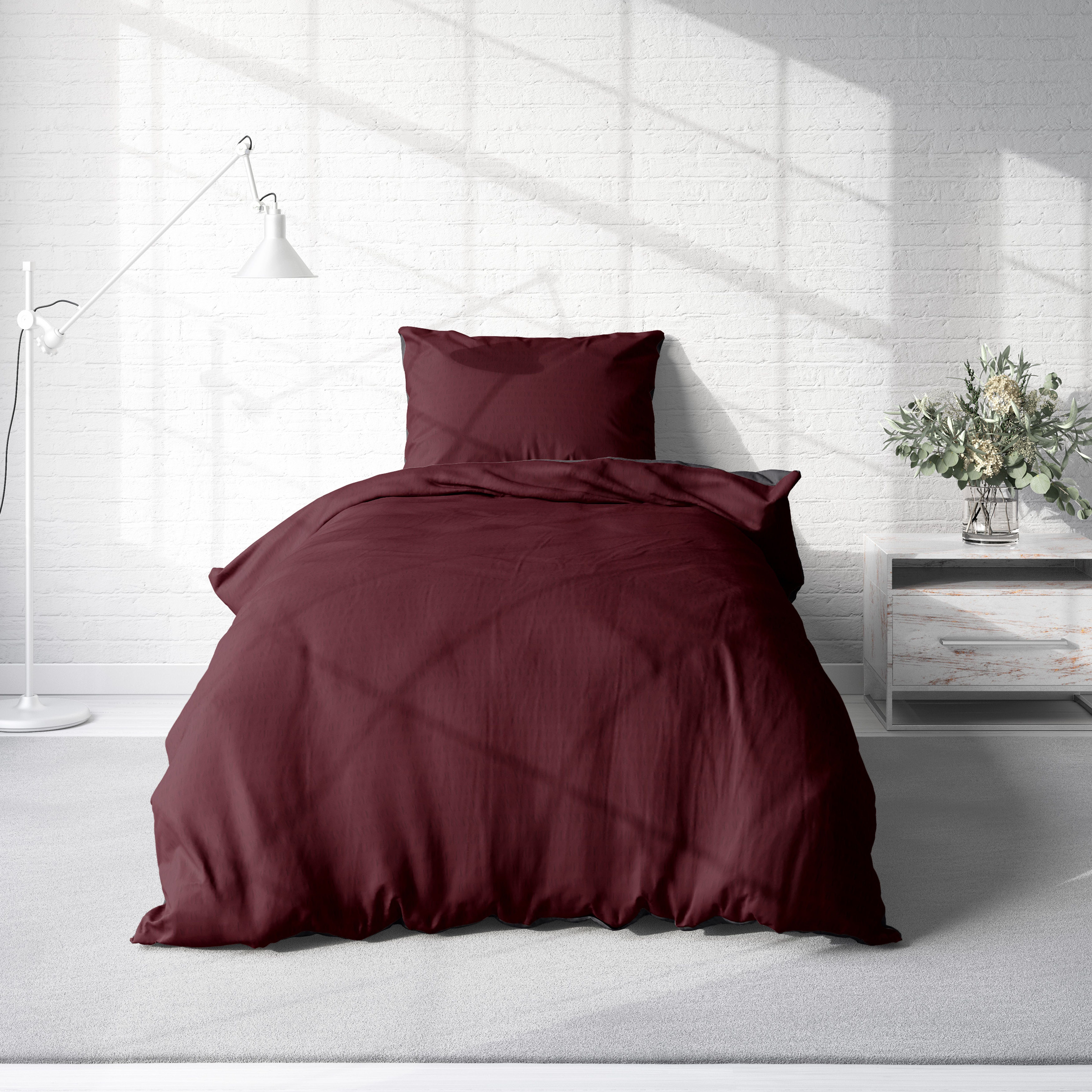 One Home Bettwäsche Doubleface Wende, Seersucker, günstig online kaufen