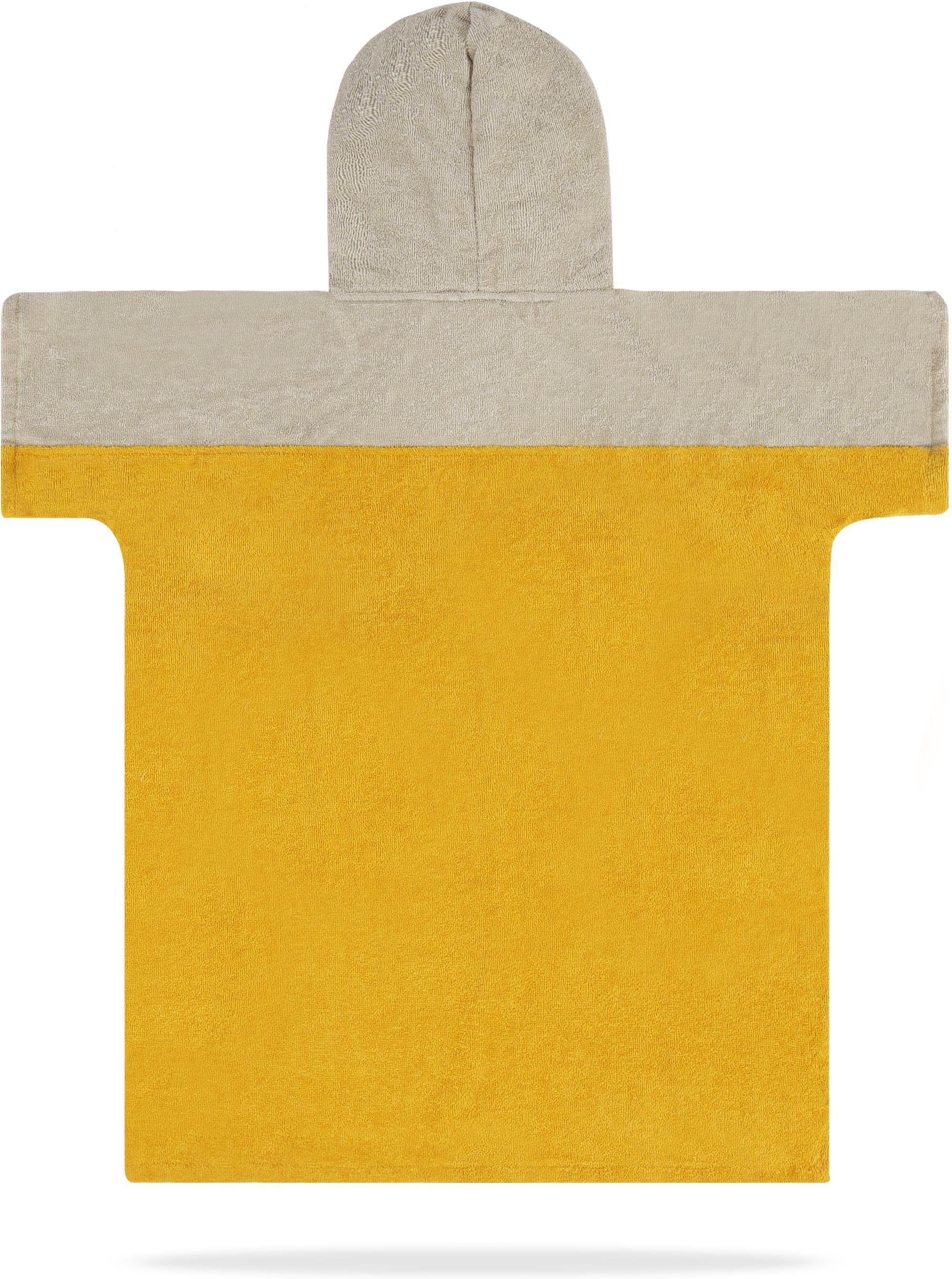 normani Badeponcho Baby Badeponcho Puwai, Bio-Baumwolle, Kapuze, Schlupf, Badeponcho aus 100 % Bio-Baumwolle