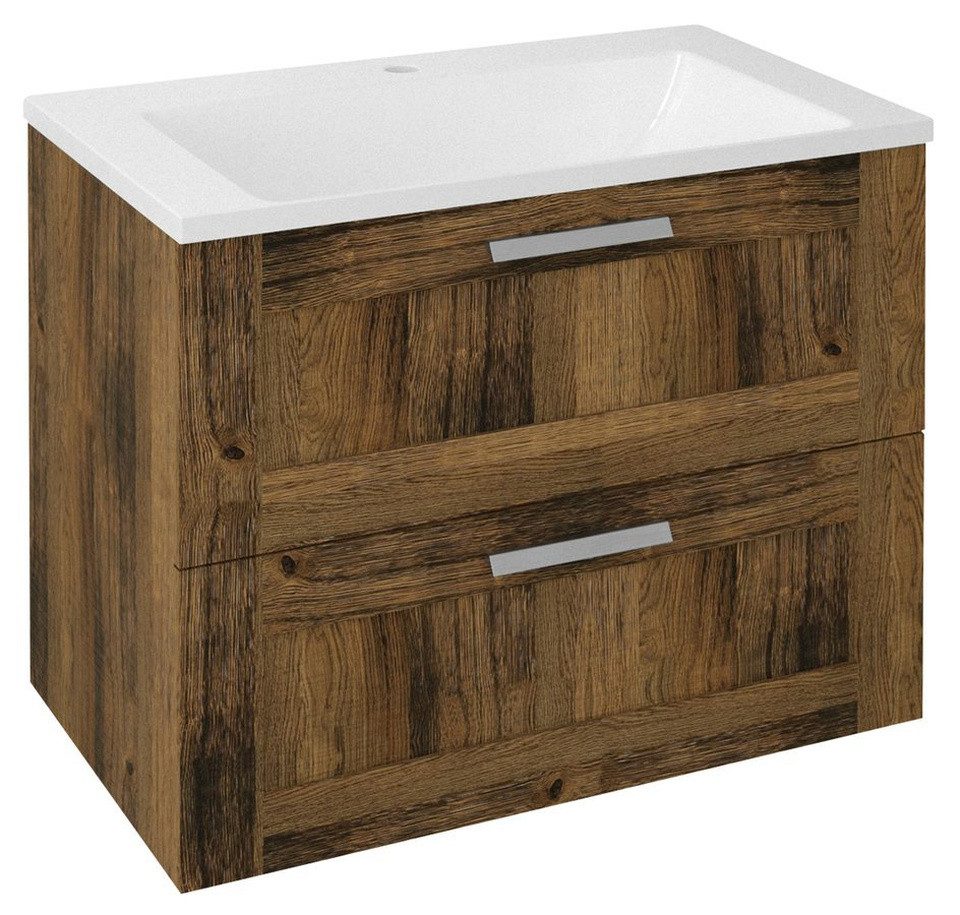 Sapho Waschbeckenunterschrank AMIA Unterschrank 74,5x60x45cm, Eiche Collingwood Sapho-AM075-1919