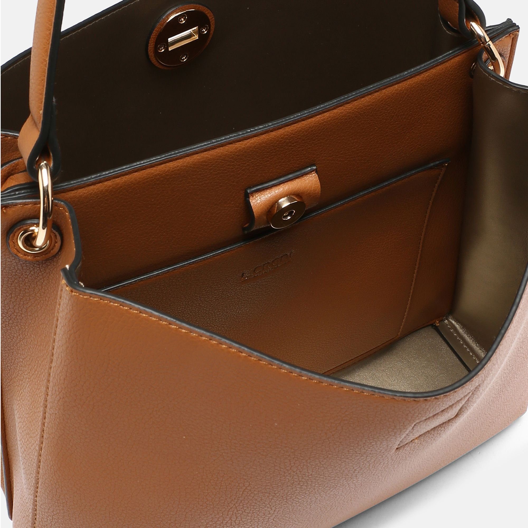 L. CREDI Henkeltasche Filippa, Kunstleder