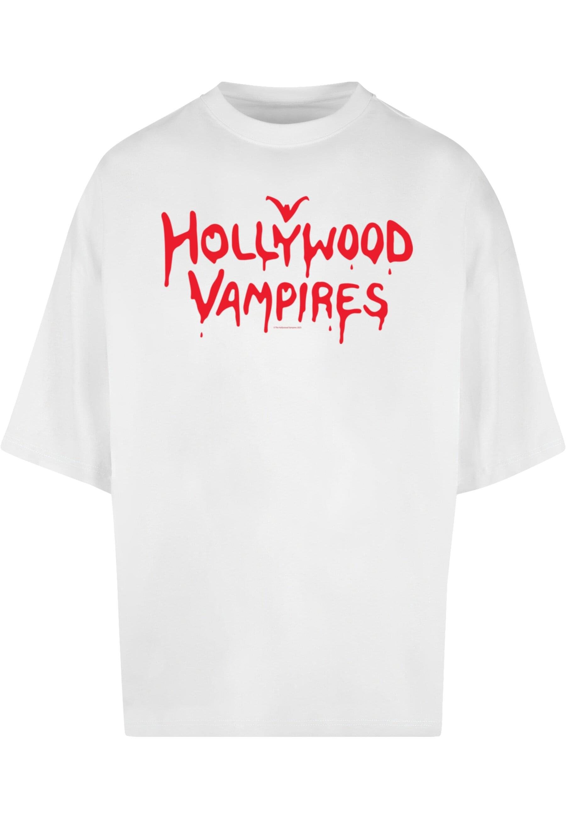 Merchcode T-Shirt Merchcode Herren Hollywood Vampires - Logo Huge Tee (1-tlg)