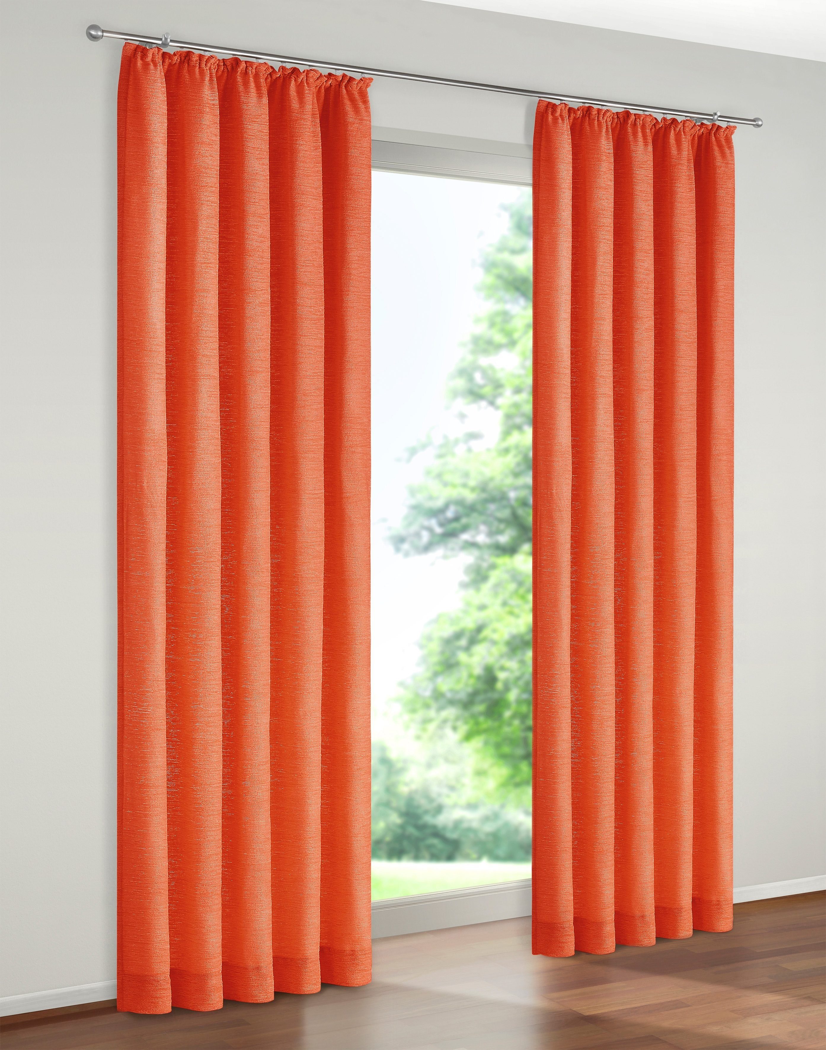 Wirth Vorhang Trondheim B (1 St), Kräuselband, blickdicht, Chenille, nach Maß