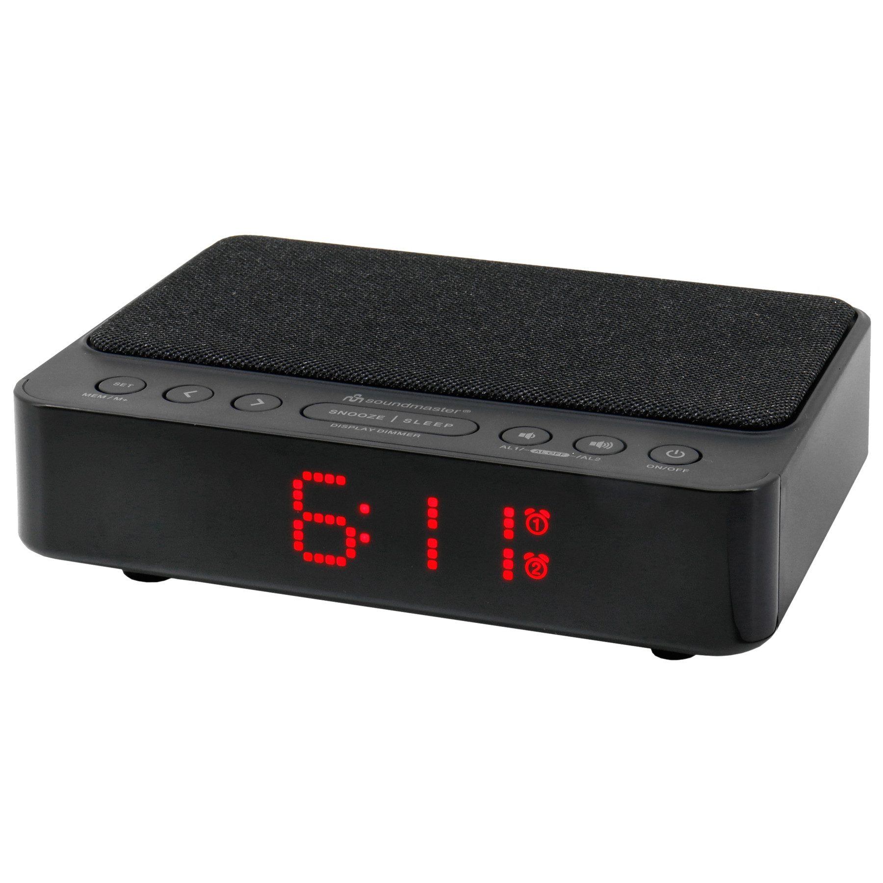 Soundmaster Funk-Radiowecker SOUNDMASTER UKW-PLL Uhrenradio UR124SW, günstig online kaufen