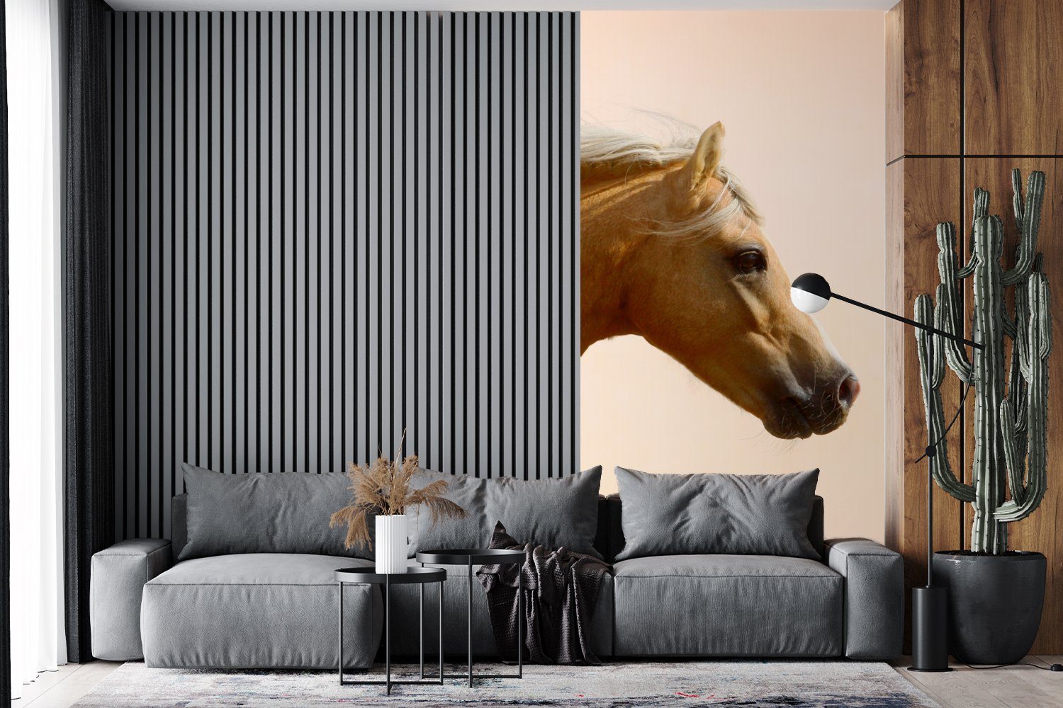 Vliestapete - Pferd für Matt, Fototapete Licht (2 Wohnzimmer MuchoWow Fototapete bedruckt, Küche, Luft, Schlafzimmer St), -