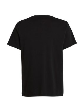 Tommy Jeans T-Shirt TJM SLIM LINEAR CHEST TEE EXT mit Logoschriftzug