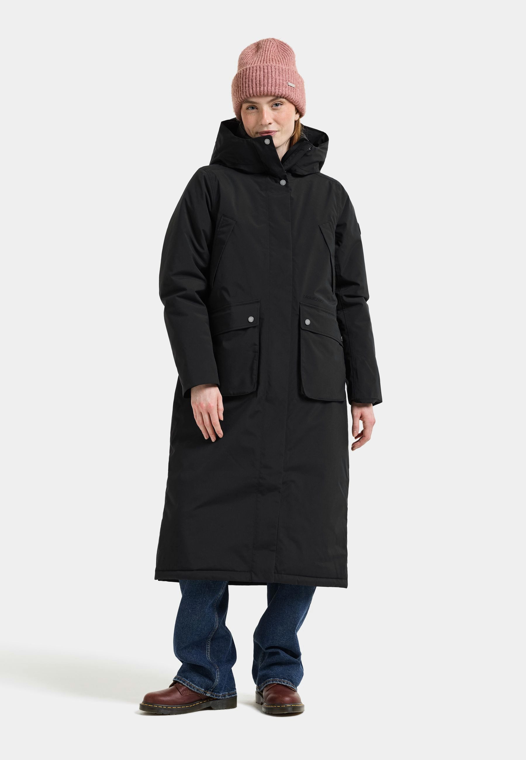Didriksons Winterjacke Damen Wintermantel Wasserdicht MELODY mit Kapuze mit Taschen