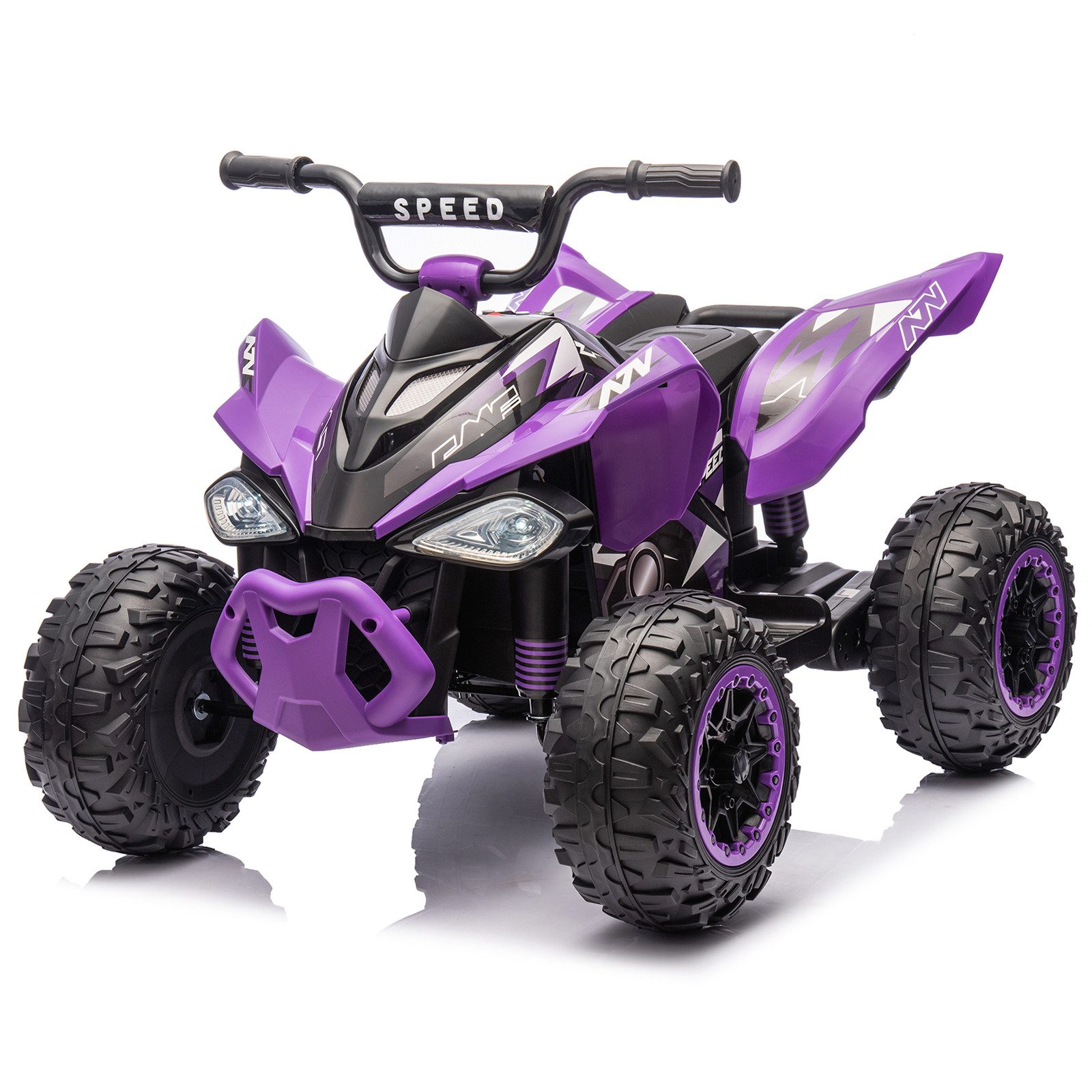 LALAHO Elektro-Kinderquad Kinder Quad Elektro, Elektro-Kinderquad, 12V, langsamer Start, Musik, LED, 12Vlangsamer Start,35WInklusive Akku und Ladegerät