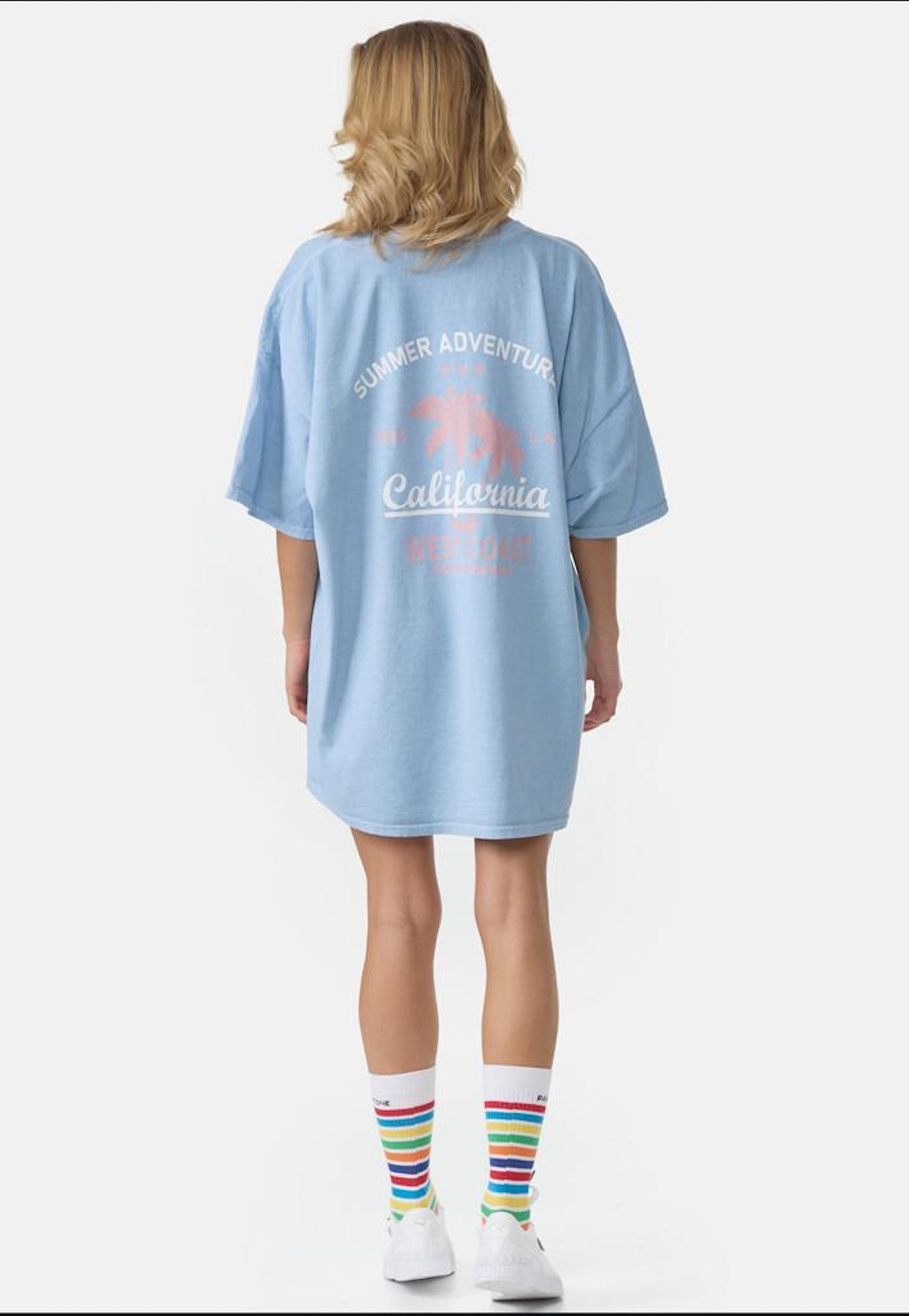 Worldclassca T-Shirt Worldclassca Oversized California Print T-Shirt lang S günstig online kaufen