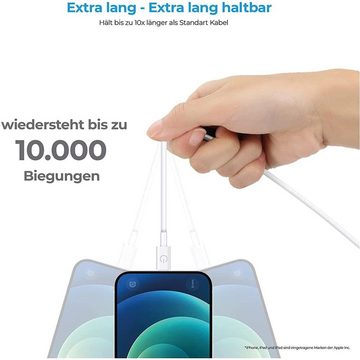 Realpower Lightningkabel, (100 cm), 1 m, Ladekabel, Synckabel, für iPhone