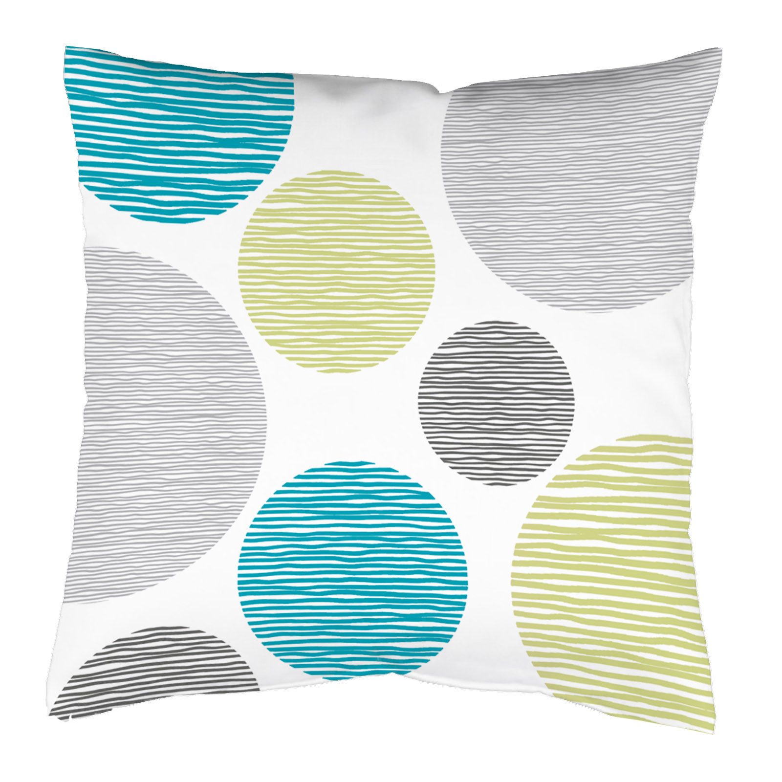 Home Basics Gardine Kissenhülle BORDEN samt, günstig online kaufen
