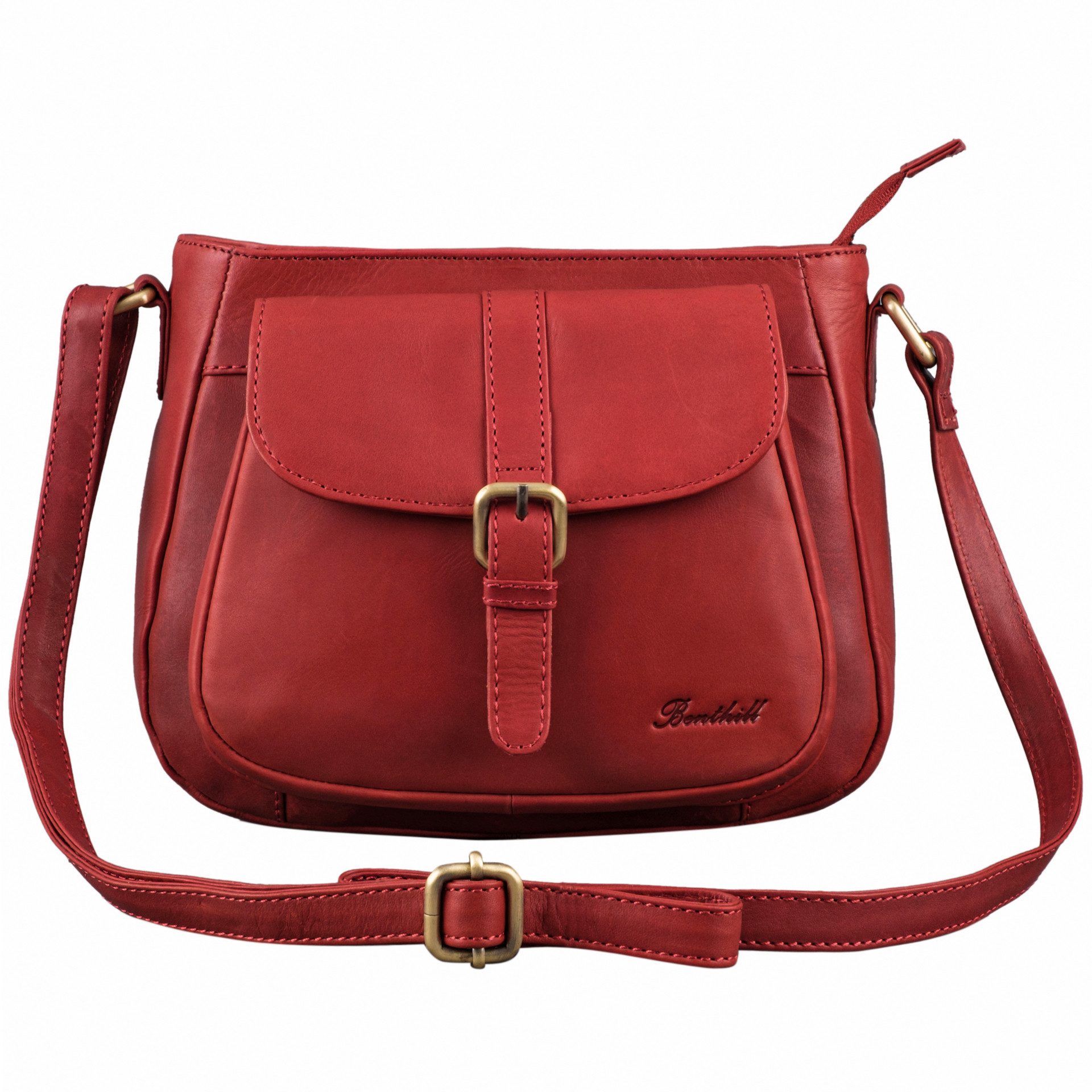 Benthill Umhängetasche Damen Echt Leder Handtasche günstig online kaufen
