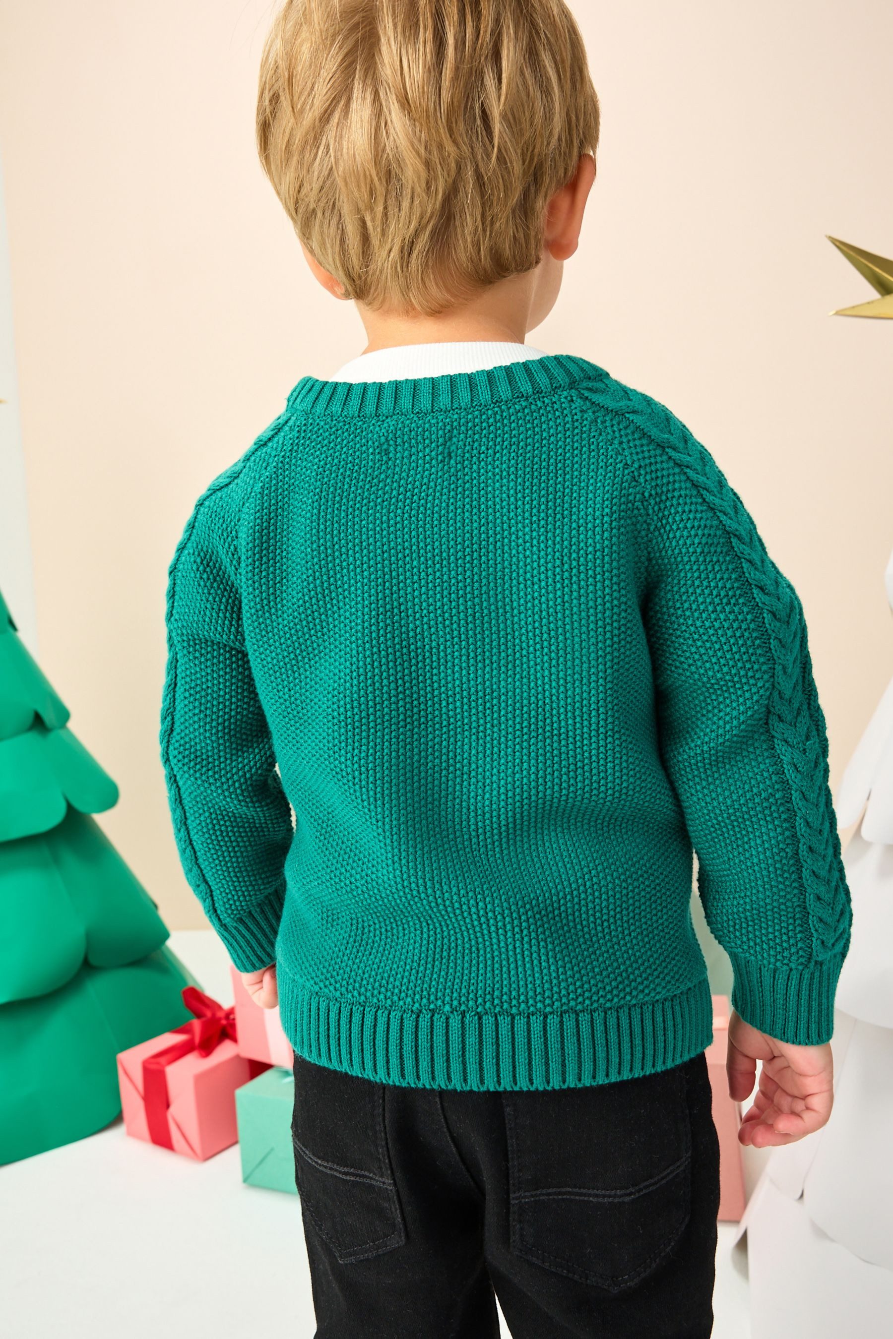 Next Weihnachtspullover Weihnachtlicher Strickpullover (1-tlg) günstig online kaufen