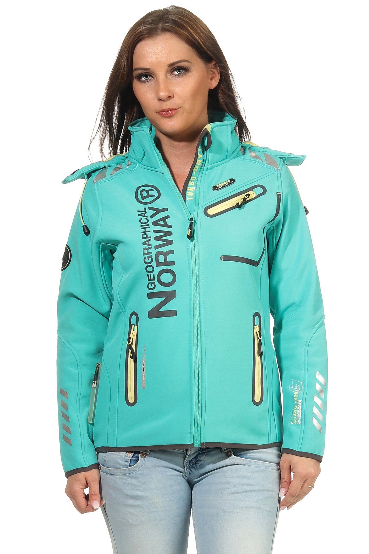 Geographical Norway Softshelljacke Damen Softshell Windbreaker günstig online kaufen