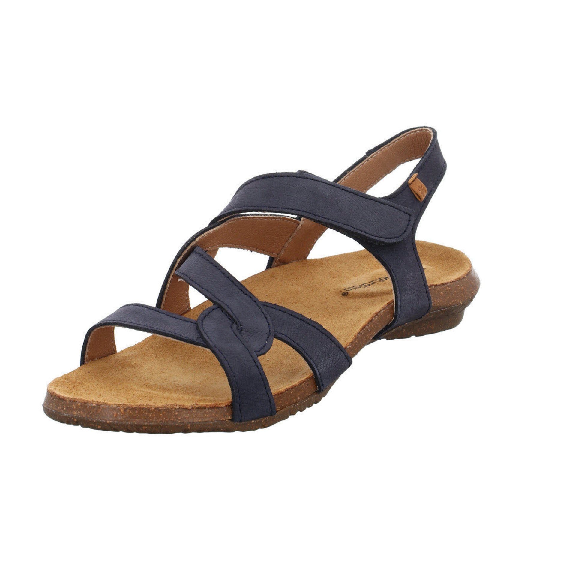 (ocean) Riemchensandale Wakataua El Riemchensandalen Nubukleder Naturalista Blau Sandale Damen