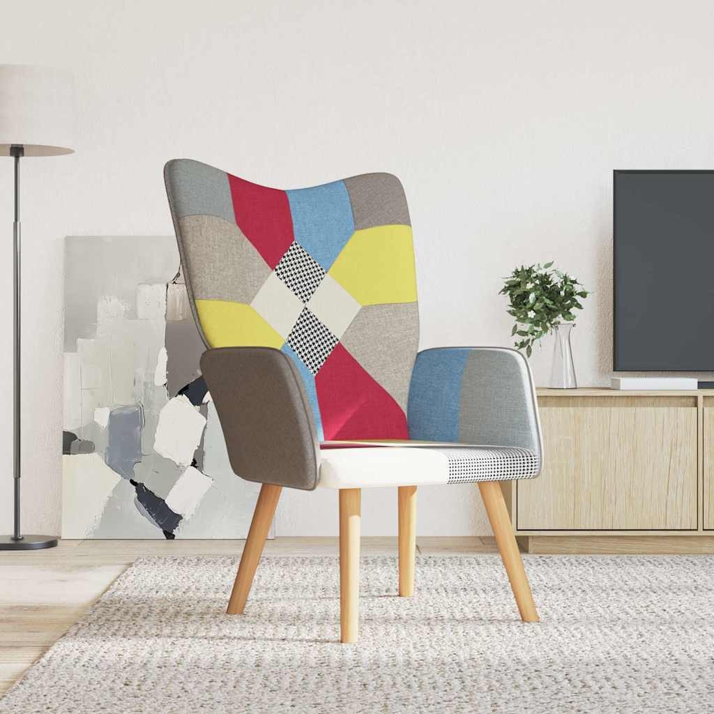 vidaXL Sessel vidaXL Relaxsessel Patchwork Stoff