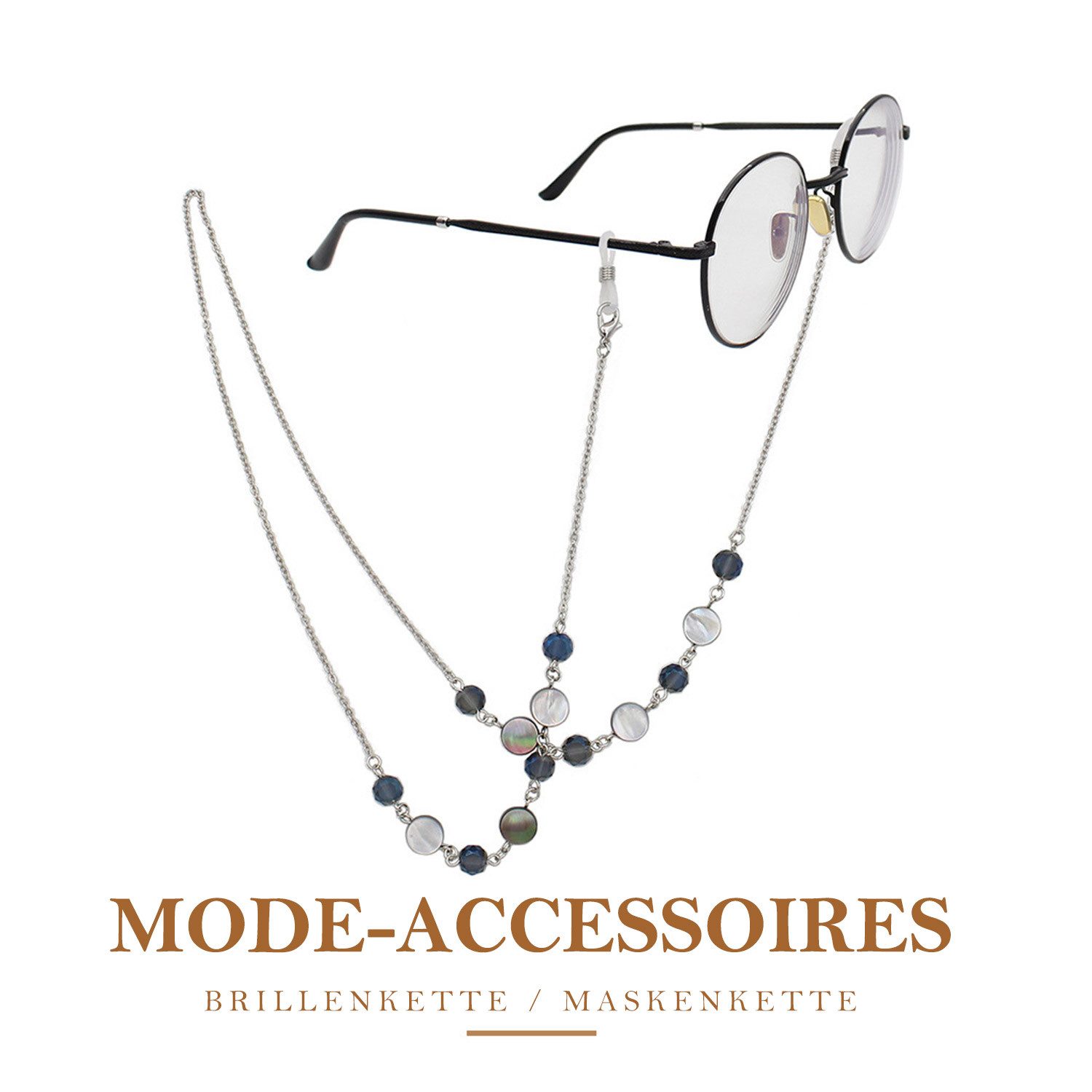 Refttenw Brillenkette Brillenketten für Damen,Brillenband,runde Perlen Mask günstig online kaufen