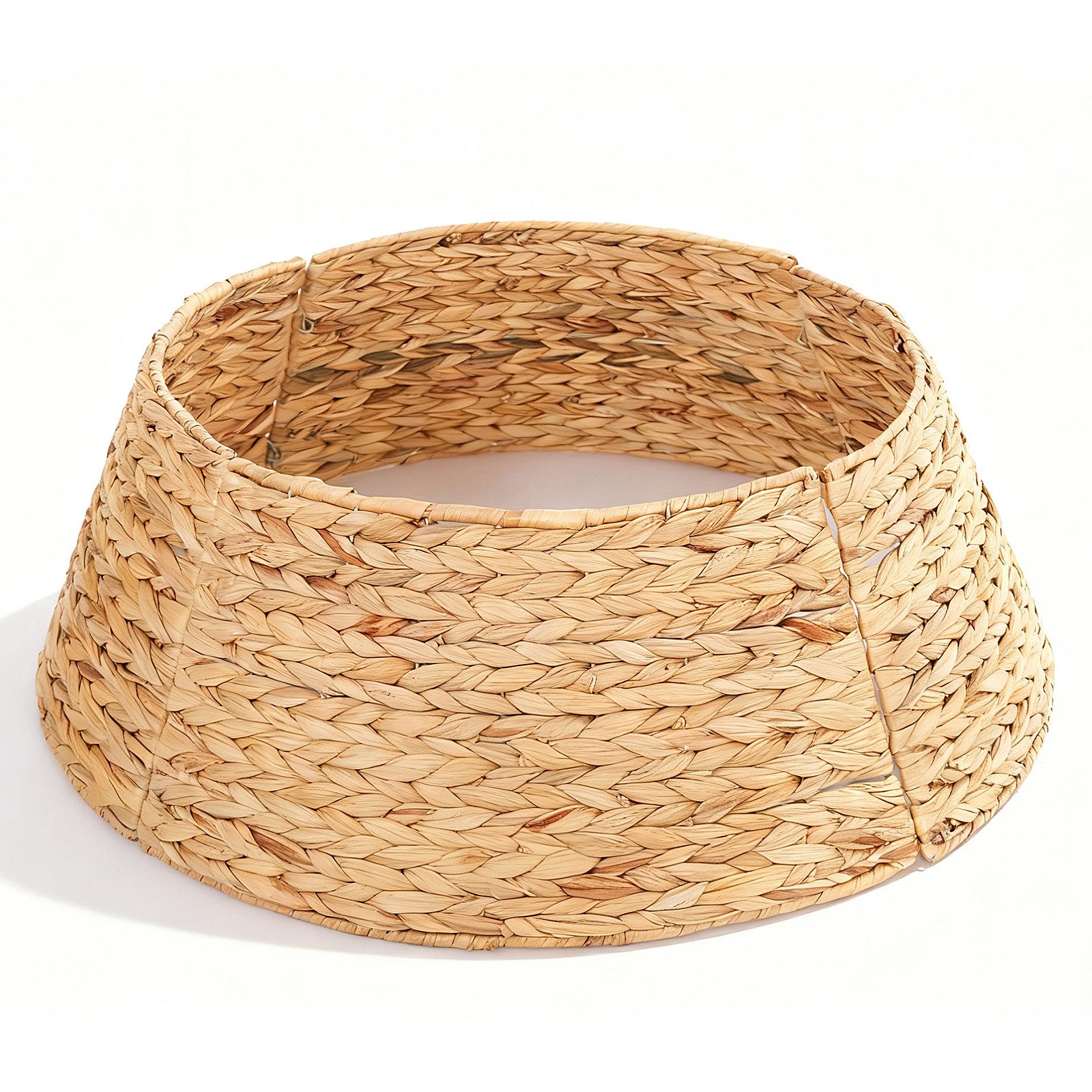 Salcar Weihnachtsbaumdecke Weihnachtsbaum Kragen Weihnachtsbaum Rock Weihnachtsbaum Ständer Natur, Durchmesser oben: 40 cm, Durchmesser unten: 60 cm. Höhe: 23 cm