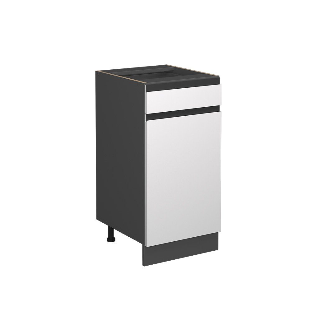 Vicco Unterschrank R-Line, Weiß/Anthrazit, 40 cm günstig online kaufen
