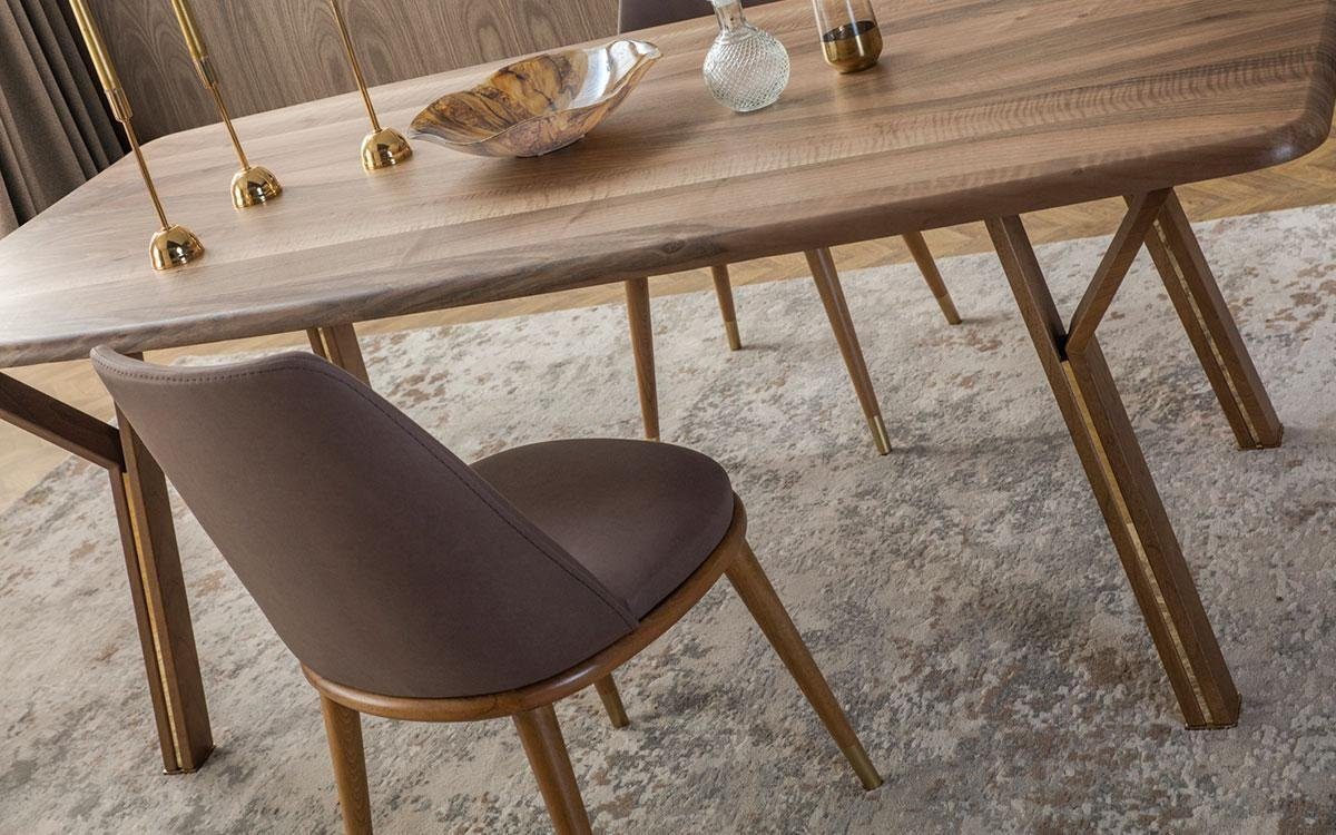 Stühle Europe JVmoebel Made Esstisch + Garnitur Esszimmer Luxus Set Gruppe, Essgruppe Möbel 6x Stuhl In