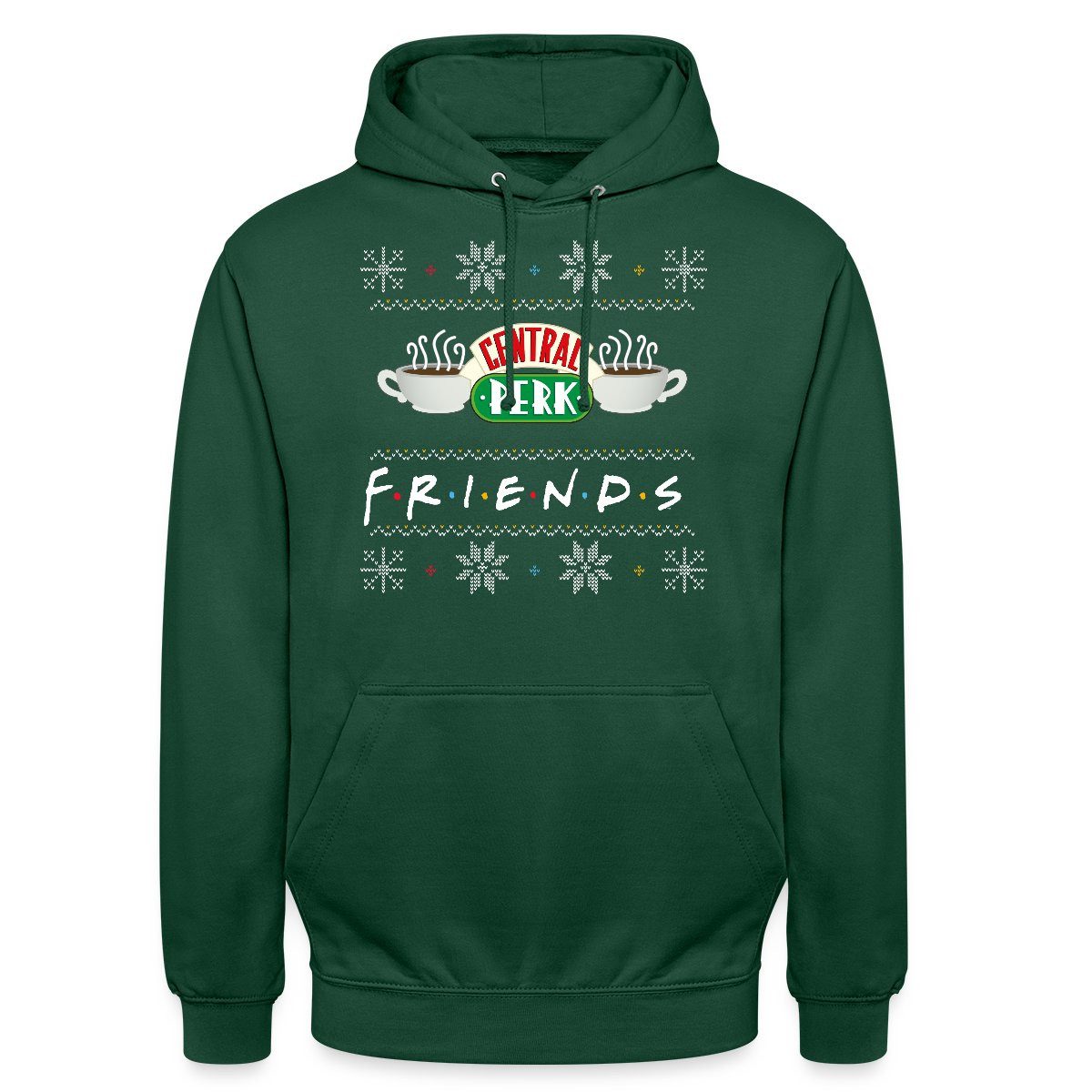 Hoodie Friends X-Mas Central Perk Unisex Hoodie