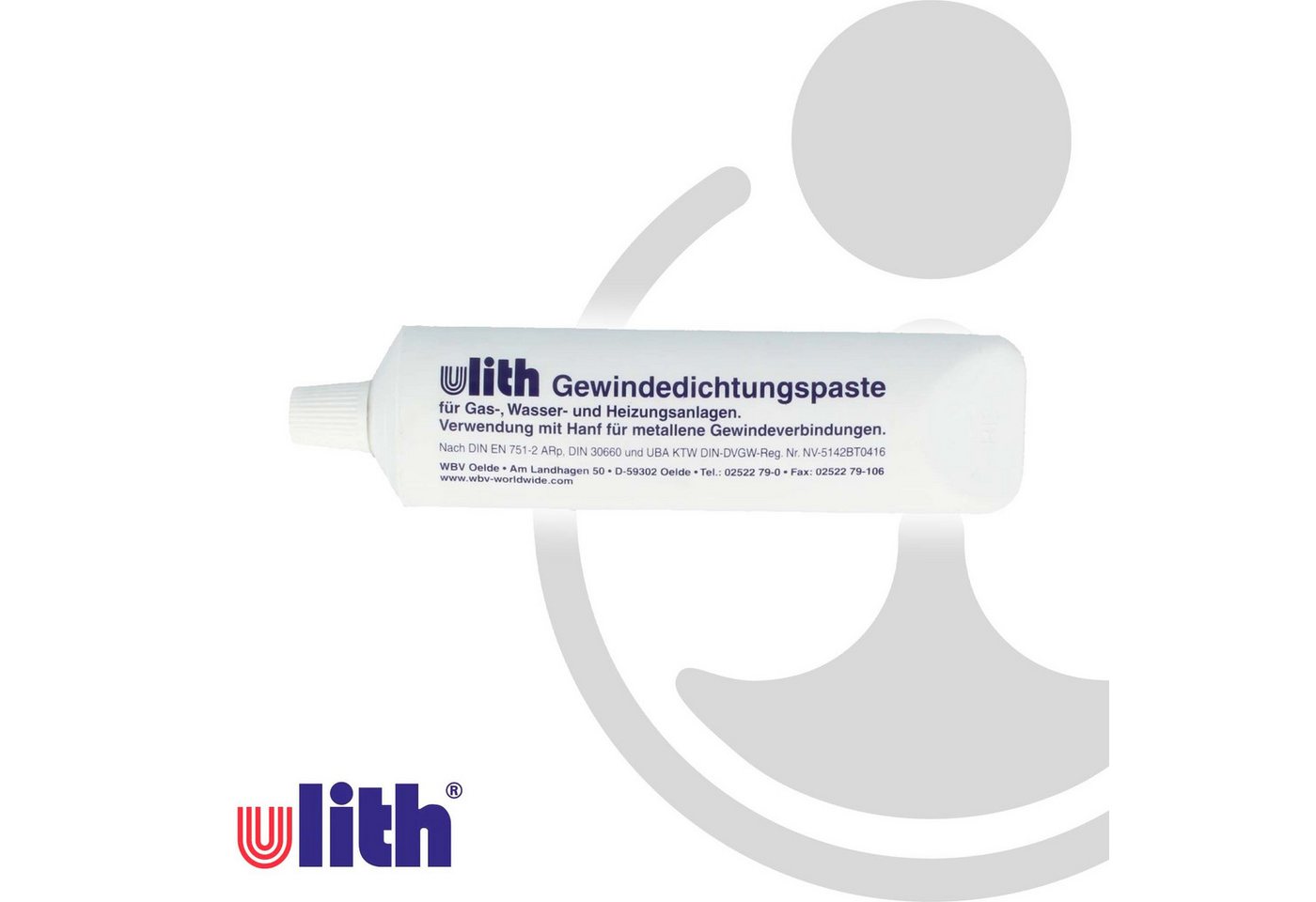 Thumbnail - Ulith Gewindedichtung Gewindedichtungspaste mit DVGW-Zulassung Tube mit 150 gr.