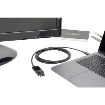 Digitus USB-C®® Adapterkabel, Typ-C auf HDMI A St/St, HDMI-Kabel, Geschirmt, doppelt geschirmt