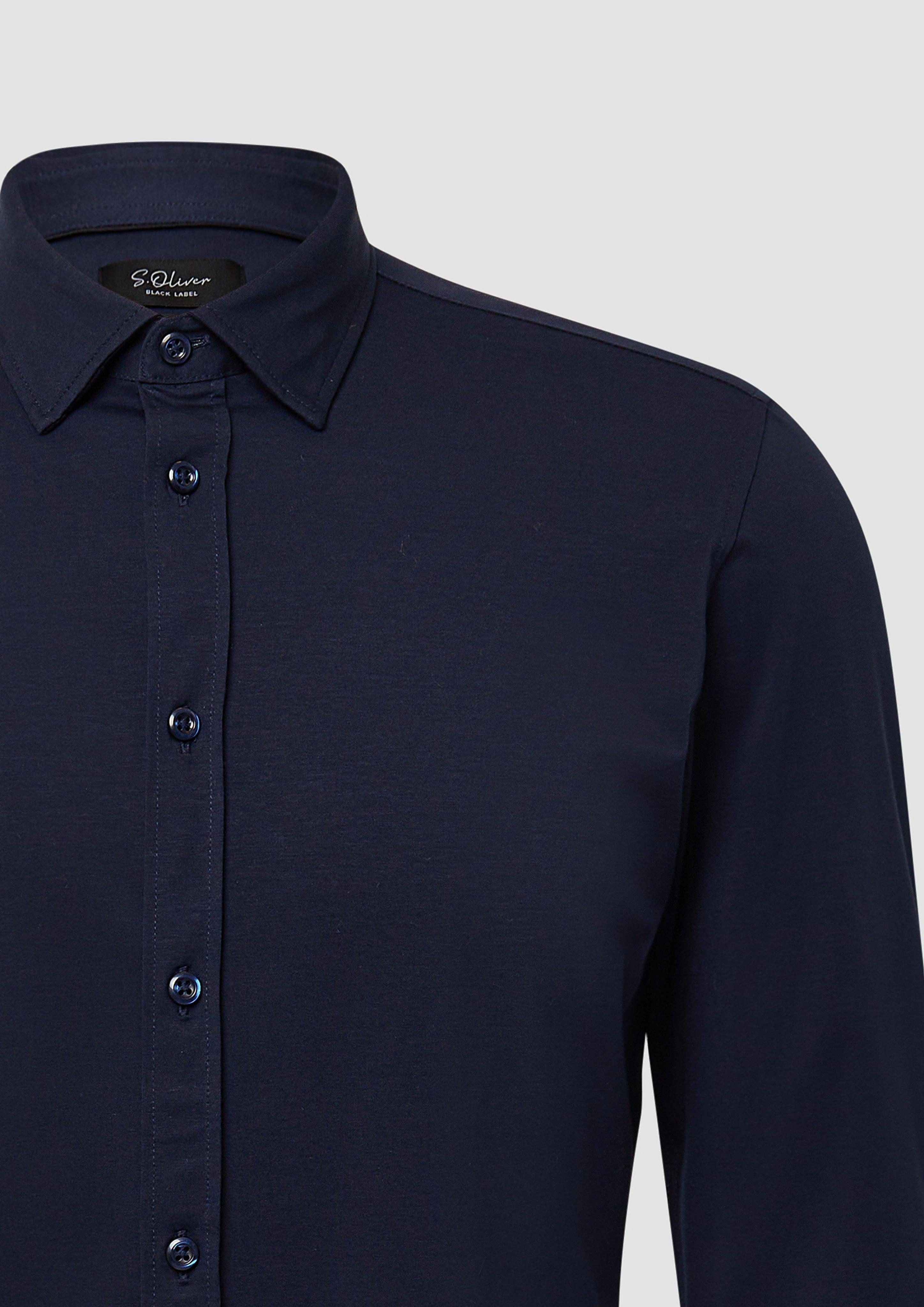 s.Oliver BLACK LABEL Langarmhemd Tailored Fit: günstig online kaufen