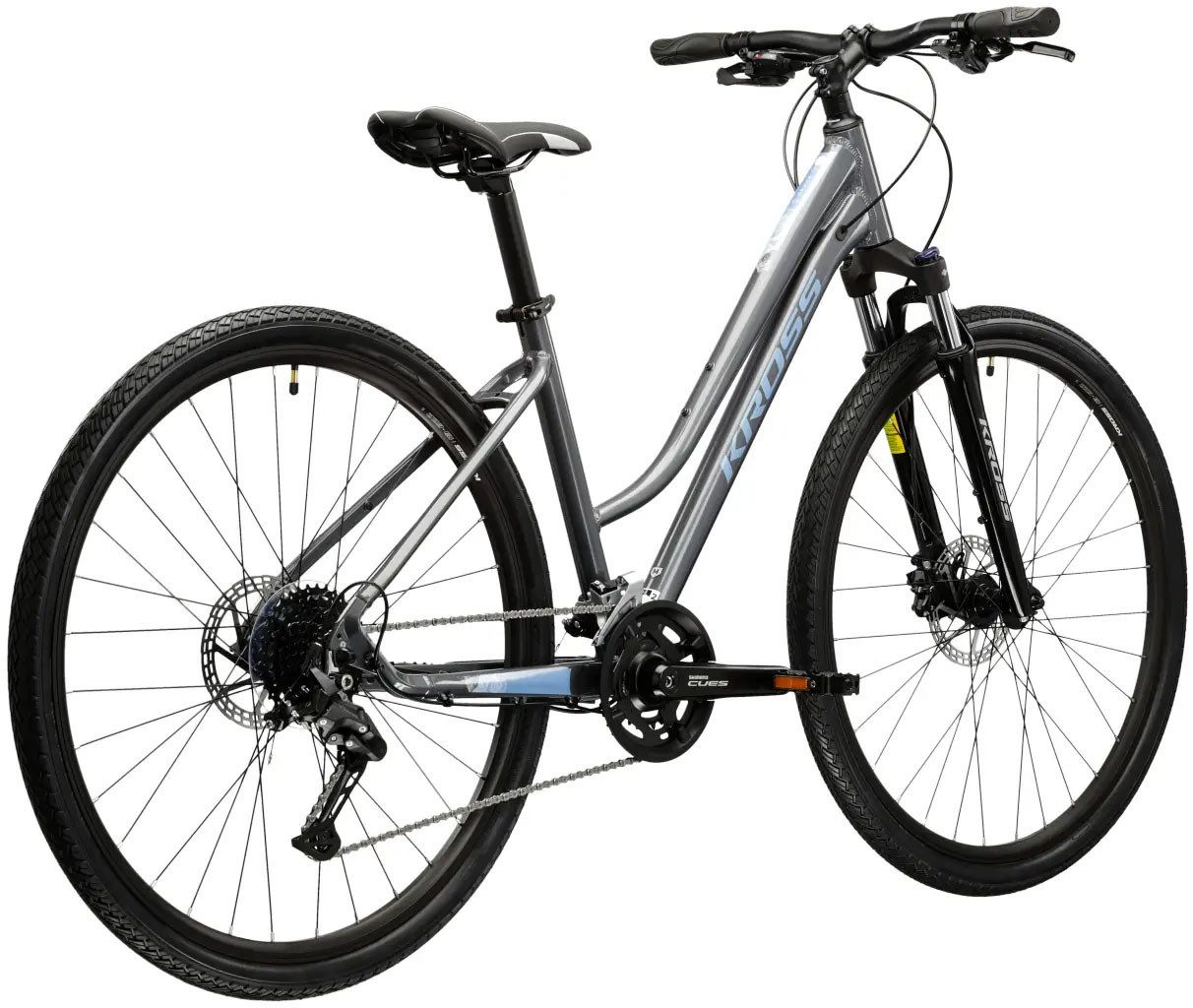 Kross Crossrad Evado 5.0, 18 Gang Shimano CUES U3020 Schaltwerk, Kettenschaltung