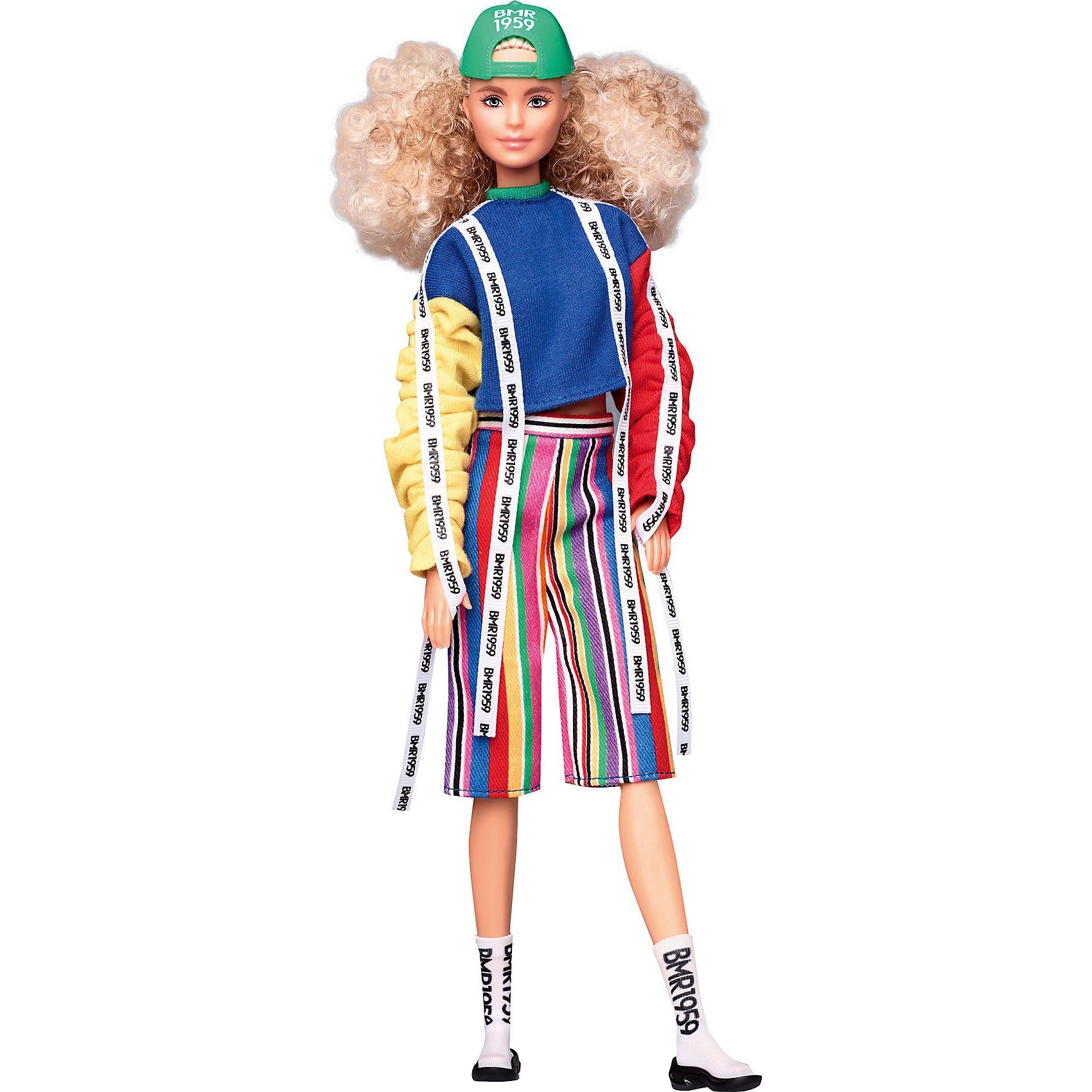 Mattel® Barbie BMR1959, voll bewegliche Barbie Modepuppe mit Barbie Pferd mit Puppe (blond), Anziehpuppe, Modepuppe
