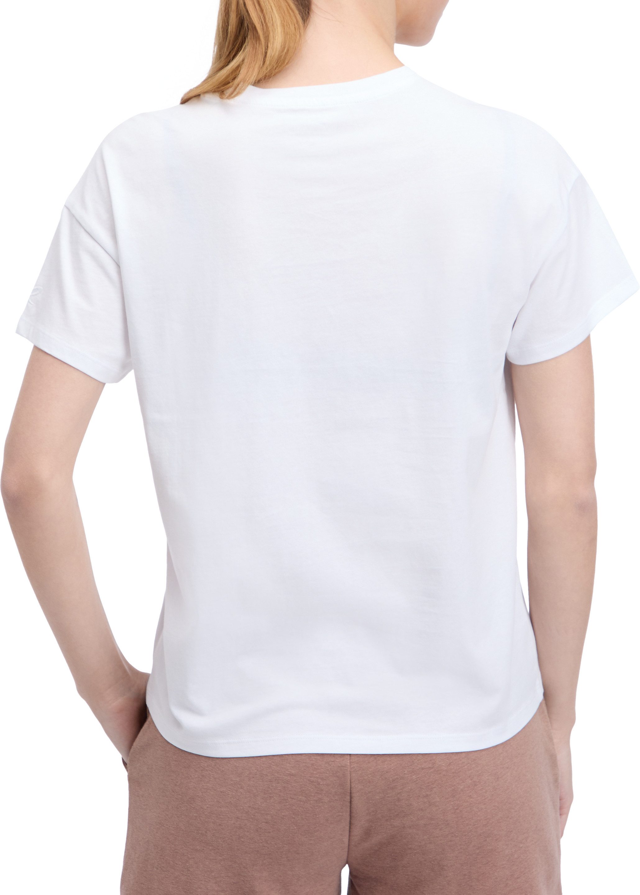 Energetics T-Shirt DA.-T-SHIRT ENZA SHORT SLEEVE W mit Rundhalsausschnitt, aus Baumwolle in Jersey-Qualität, Regular Fit