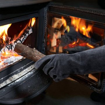 Atäsi Grillhandschuhe Grillhandschuhe Hitzebeständig bis 500°C,Handschuhe zum Kochen,Backen