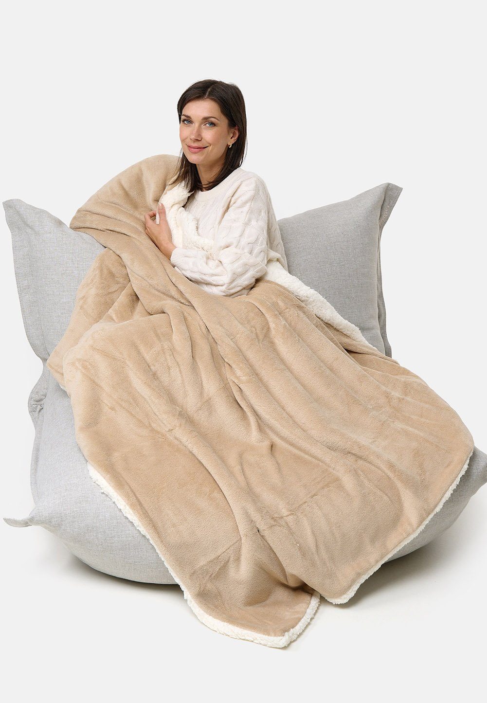 Wohndecke SHERPA, made2trade, aus Coral-Fleece günstig online kaufen