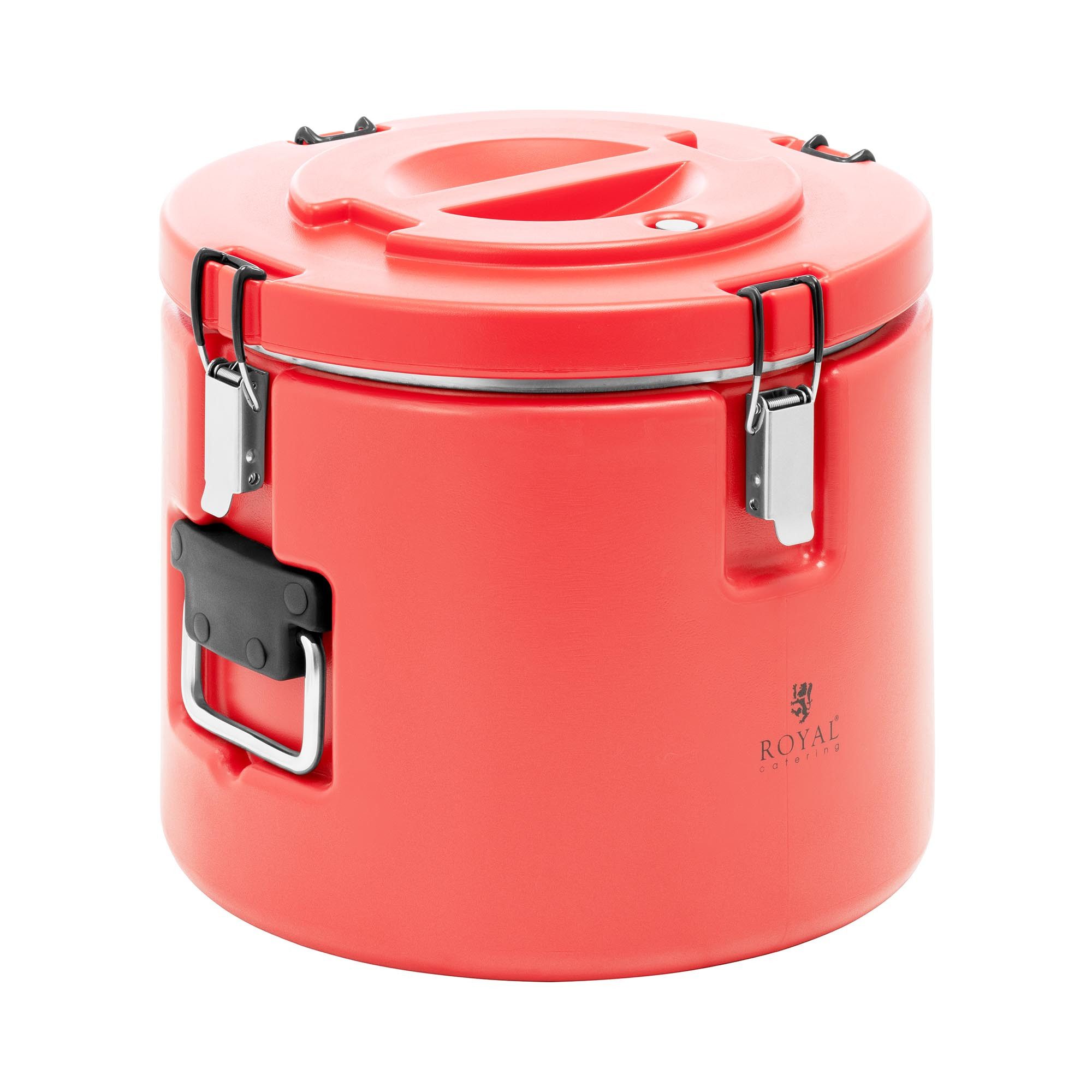 Royal Catering Thermobehälter 15 L Thermobox Thermoport Warmhaltebehälter Speisen Getränke Gastro, Edelstahl, Kunststoff, verschiedene Größen