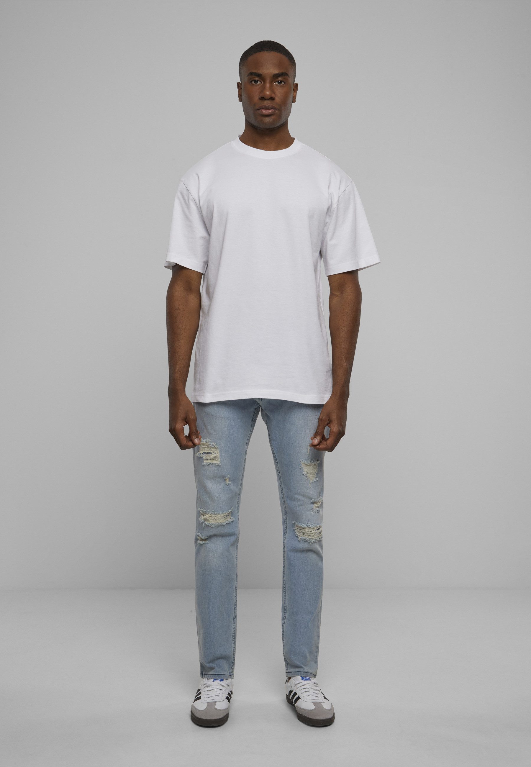 2Y Premium Bequeme Jeans 2Y Premium Herren 2Y Destroyed Slim Fit Denim