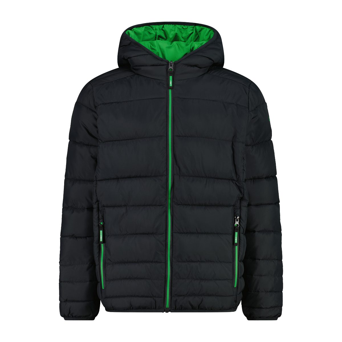 CMP Steppjacke KID JACKET FIX HOOD mit Kapuze, winddicht, wasserabweisend, aus Polyester