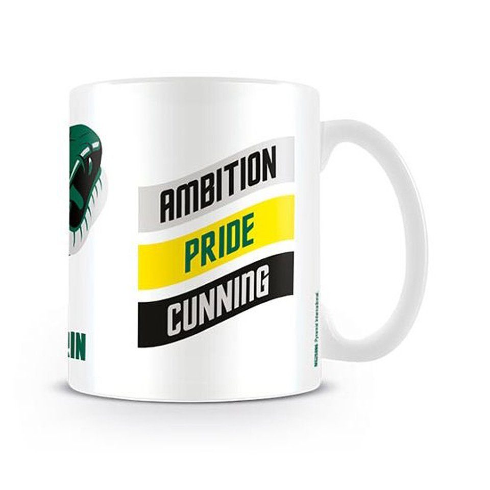 Metamorph Tasse Tasse Slytherin Charakter, Keramik, Die Slytherin Tasse mit den Eigenschaften des Hauses: Ehrgeiz, Stolz