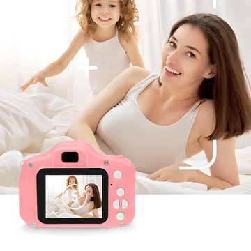 Retoo Mini-Digital-Kinderkamera HD 1080P LCD-Kamera-Spielzeug-Geschenk-Kind Kinderkamera (inkl. Digitalkamera Kabel USB zum Computer Band Originalverpackung Anleitung, Digitalkamera für die Kinder, Auflösung: 1080p, Schnittstelle microUSB)